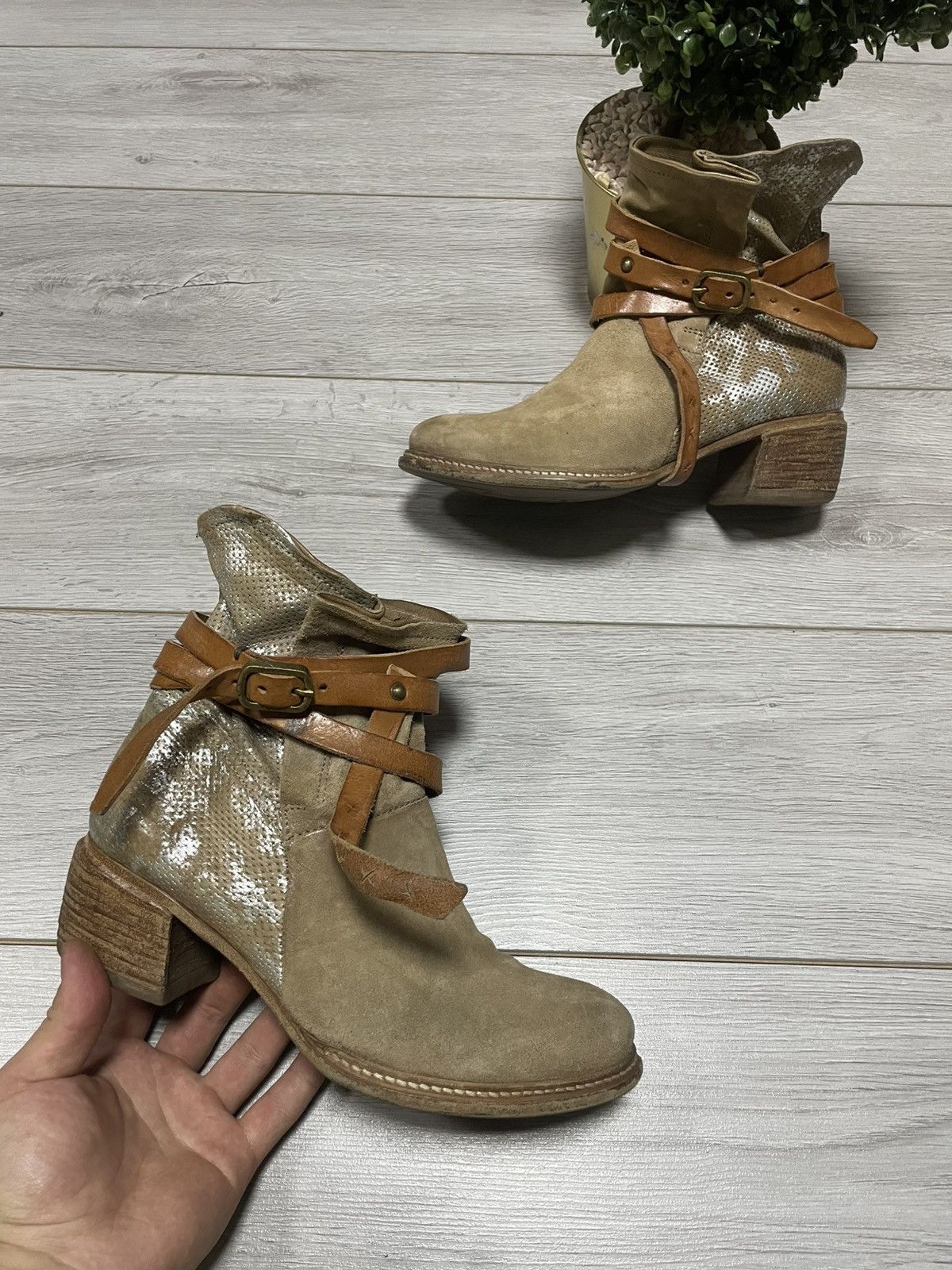 A.S.98 AS98 Airstep leather suedeengineered boots zip belts python Size US 10 / IT 40 - 1 Thumbnail
