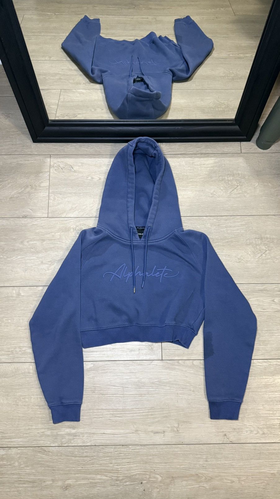 Alphalete Athletics Vintage / Y2K Women’s Alphalete Cropped Hoodie Size S / US 4 / IT 40 - 1 Thumbnail