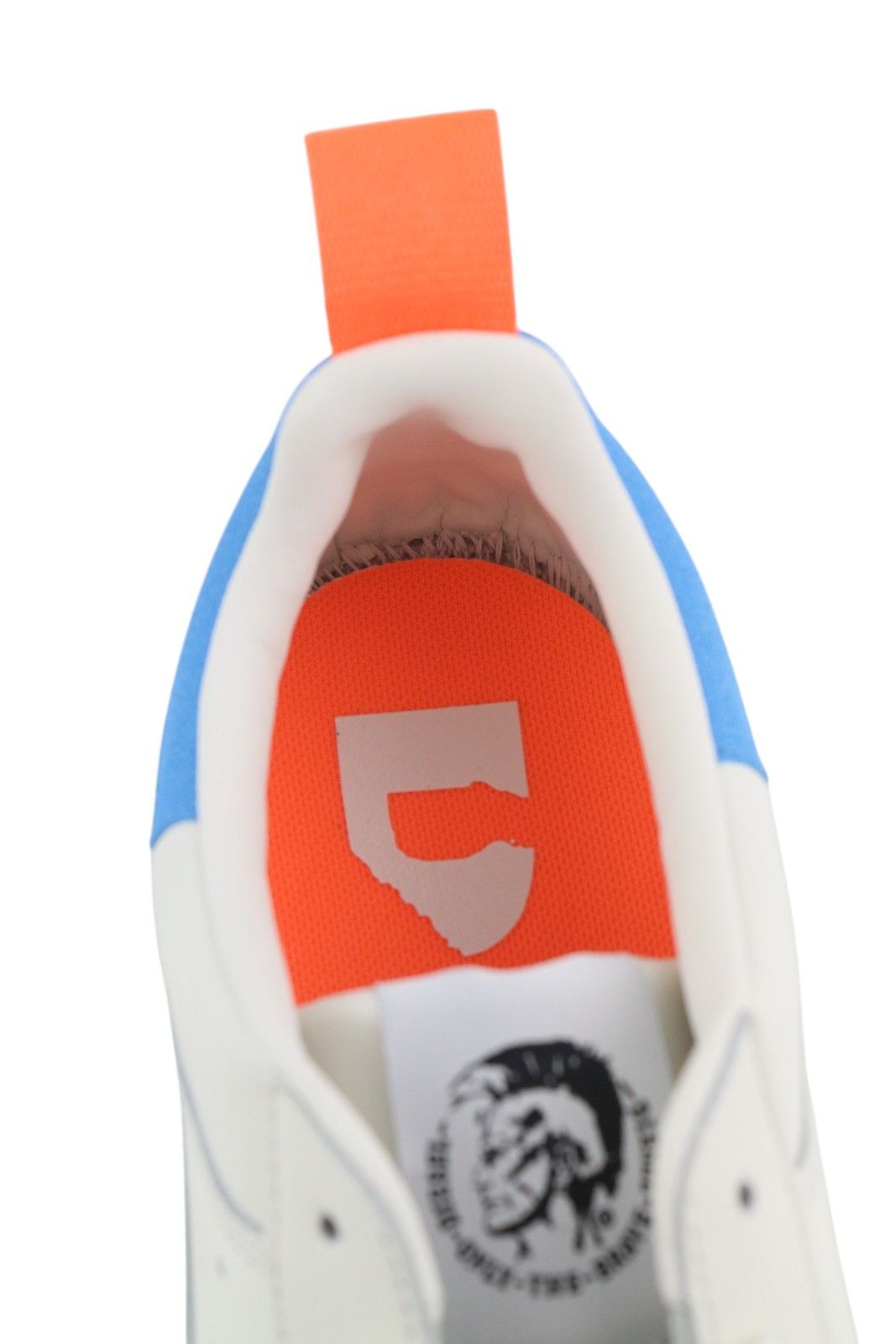 Diesel S-CLEVER LOW EU45 White Leather Laced Almond Toe 40835 Size US 12 / EU 45 - 12 Thumbnail