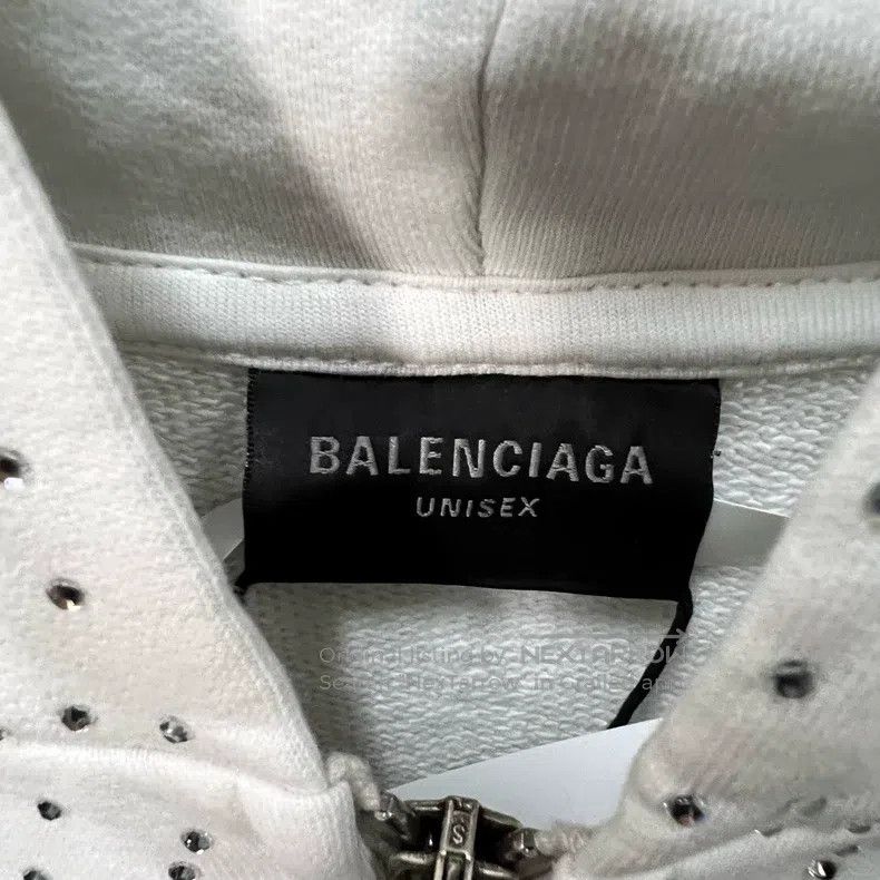 Balenciaga Balenciaga Printed Diamond Zip-Up Hoodie Size US S / EU 44-46 / 1 - 4 Thumbnail