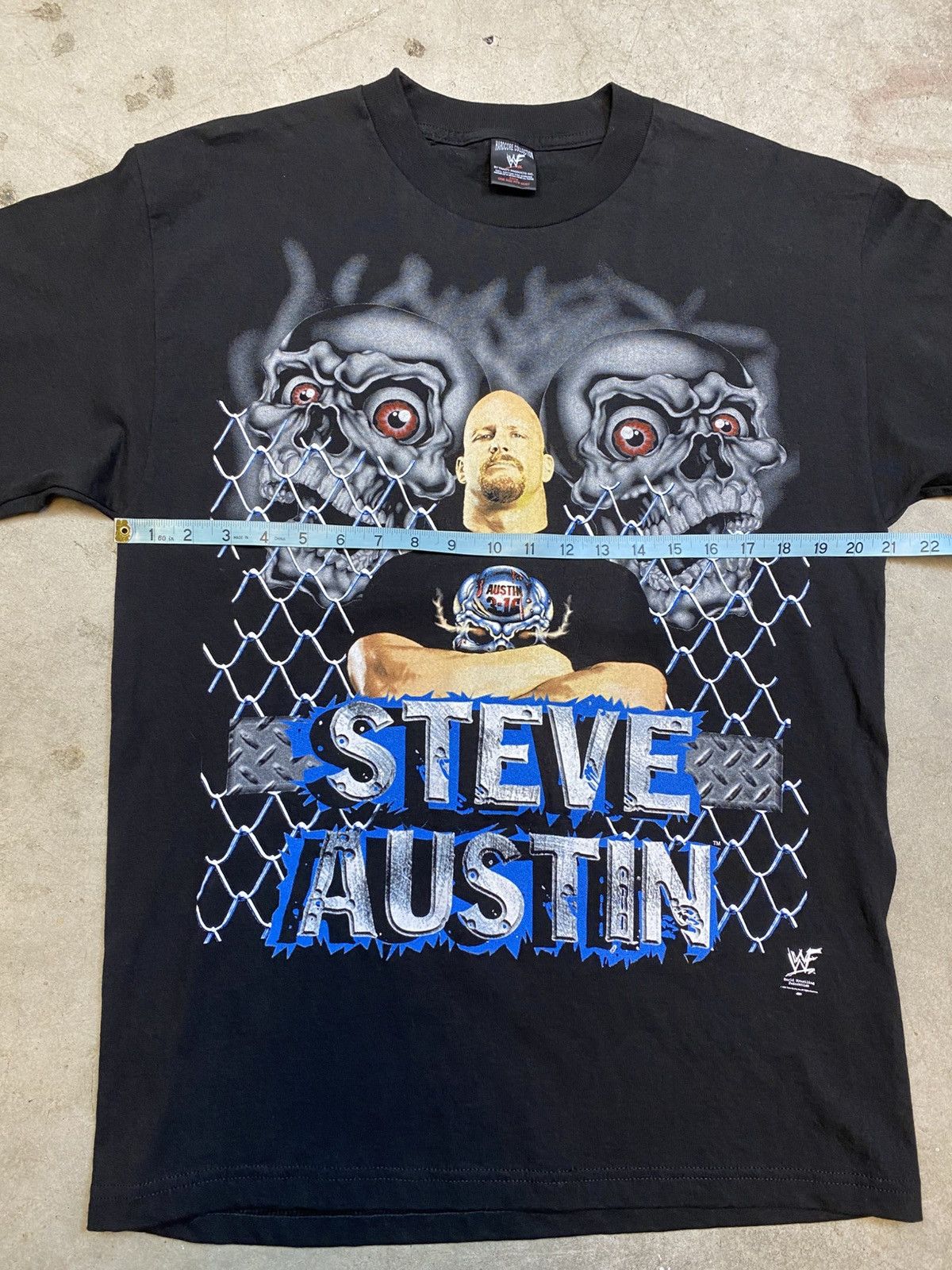 Vintage × WWF Vintage WWF Stone Cold Steve Austin T Shirt L 1999 Size US L / EU 52-54 / 3 - 6 Thumbnail