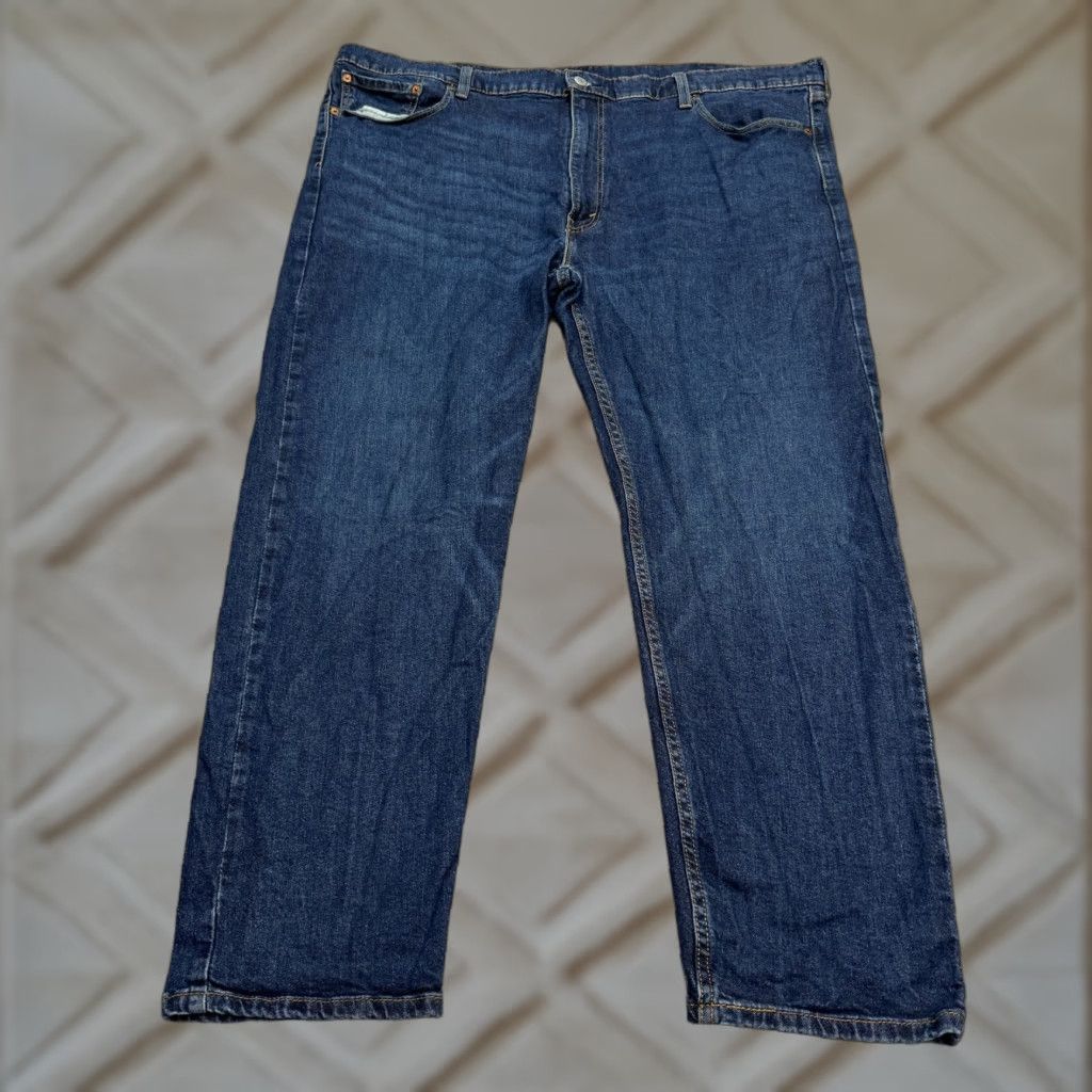 Levi's Levi's 502 Jeans Mens Regular Taper Denim Blue Dark Wash Cotton 5-Pocket Logo USA Size US 32 / EU 48 - 1 Thumbnail