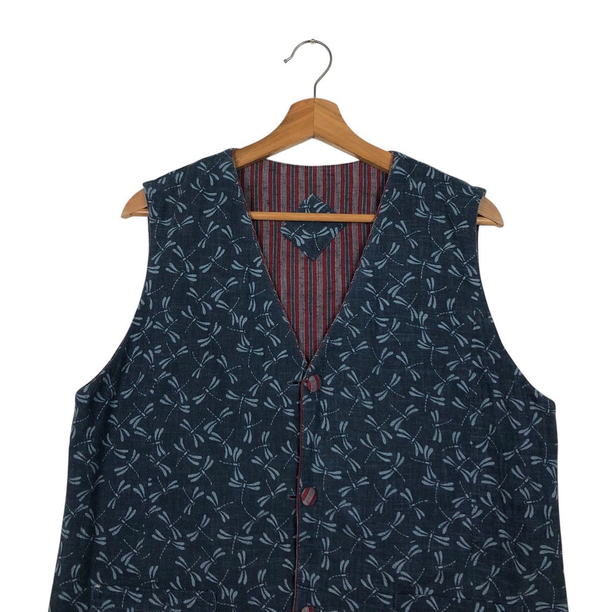 Japanese Brand 📌Vintage Waist Coats Tank Top Union Made Navajo Design Size US M / EU 48-50 / 2 - 4 Thumbnail