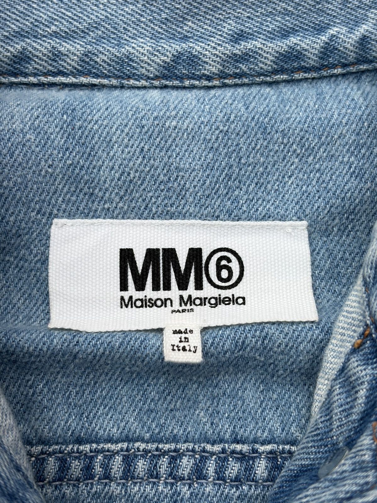 Maison Margiela SS2017 Maison Margiela Two Tone Denim Jacket Size US S / EU 44-46 / 1 - 7 Thumbnail