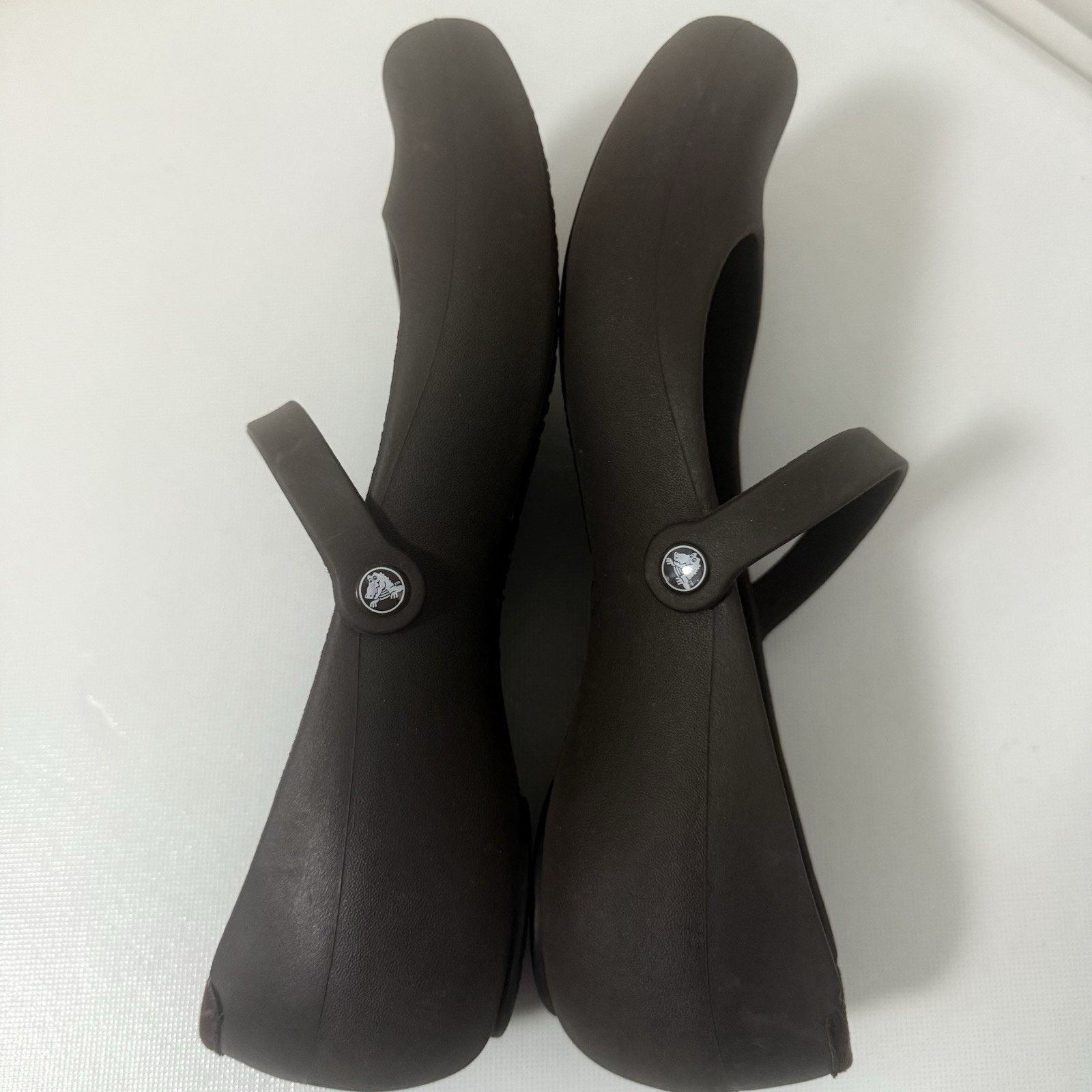 Crocs Crocs Maryjane’s Women’s 10 Brown Alice Work Ballet Comfort Size US 10 / IT 40 - 5 Thumbnail