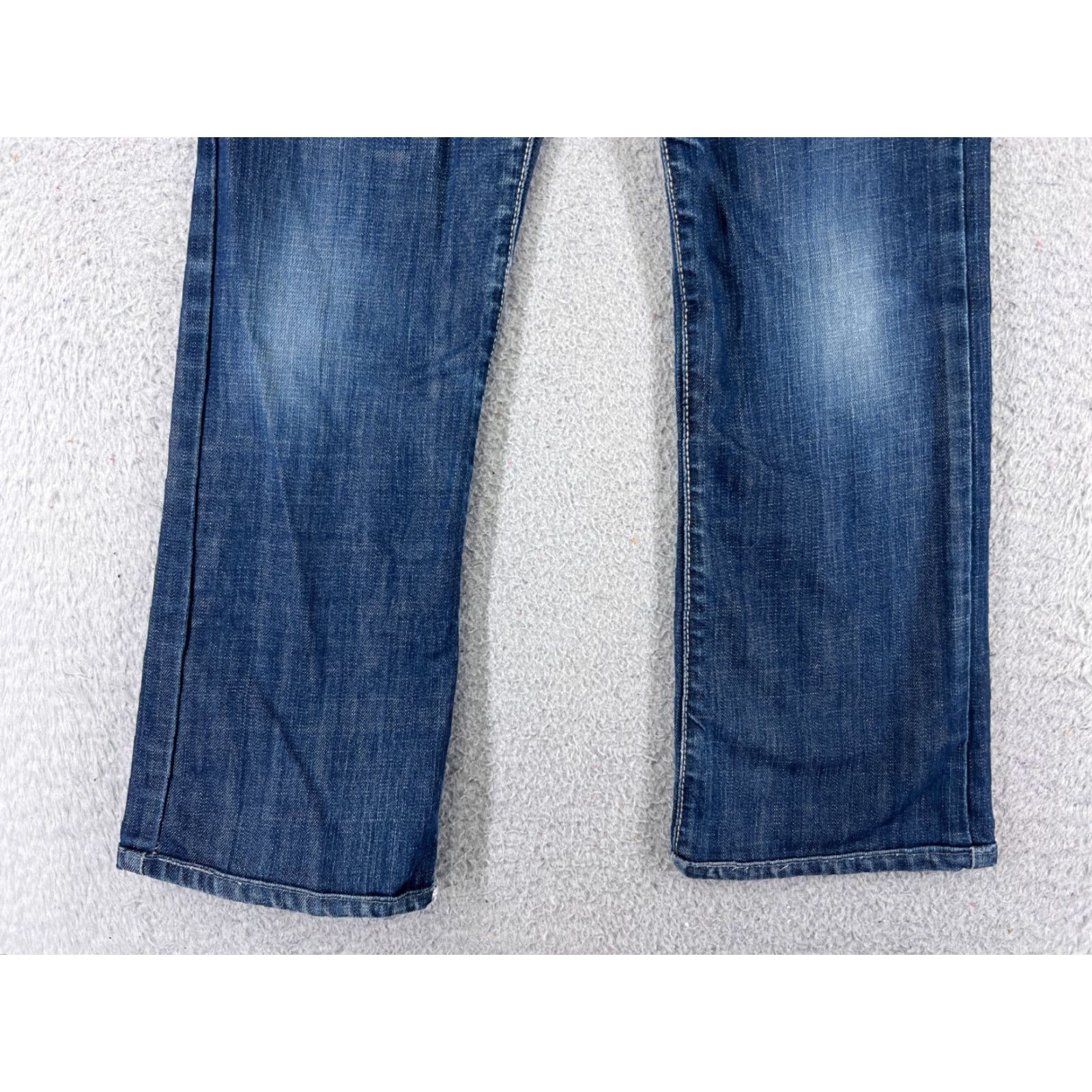 Gap GAP Jeans Womens 25 Blue Denim Straight Leg Cotton Blend Stretch 25x25 Vintage City 5-Pocket Womens Jeans Size 42" / US 20 - 2 Thumbnail