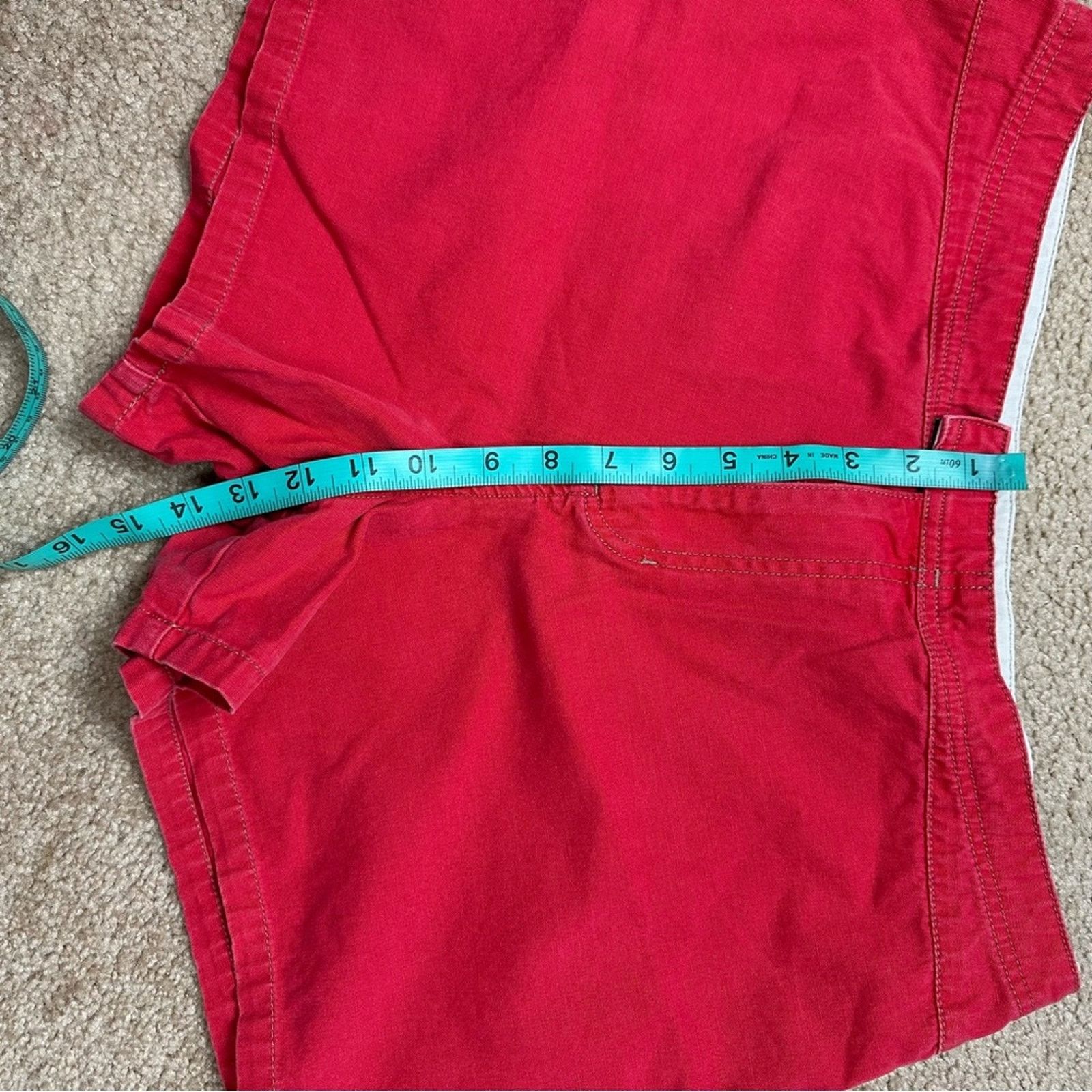 Old Navy Y2K Old Navy Vibrant Red Swimwear Shorts 100% cotton Size 14 Size 36" / US 14 / IT 50 - 9 Thumbnail
