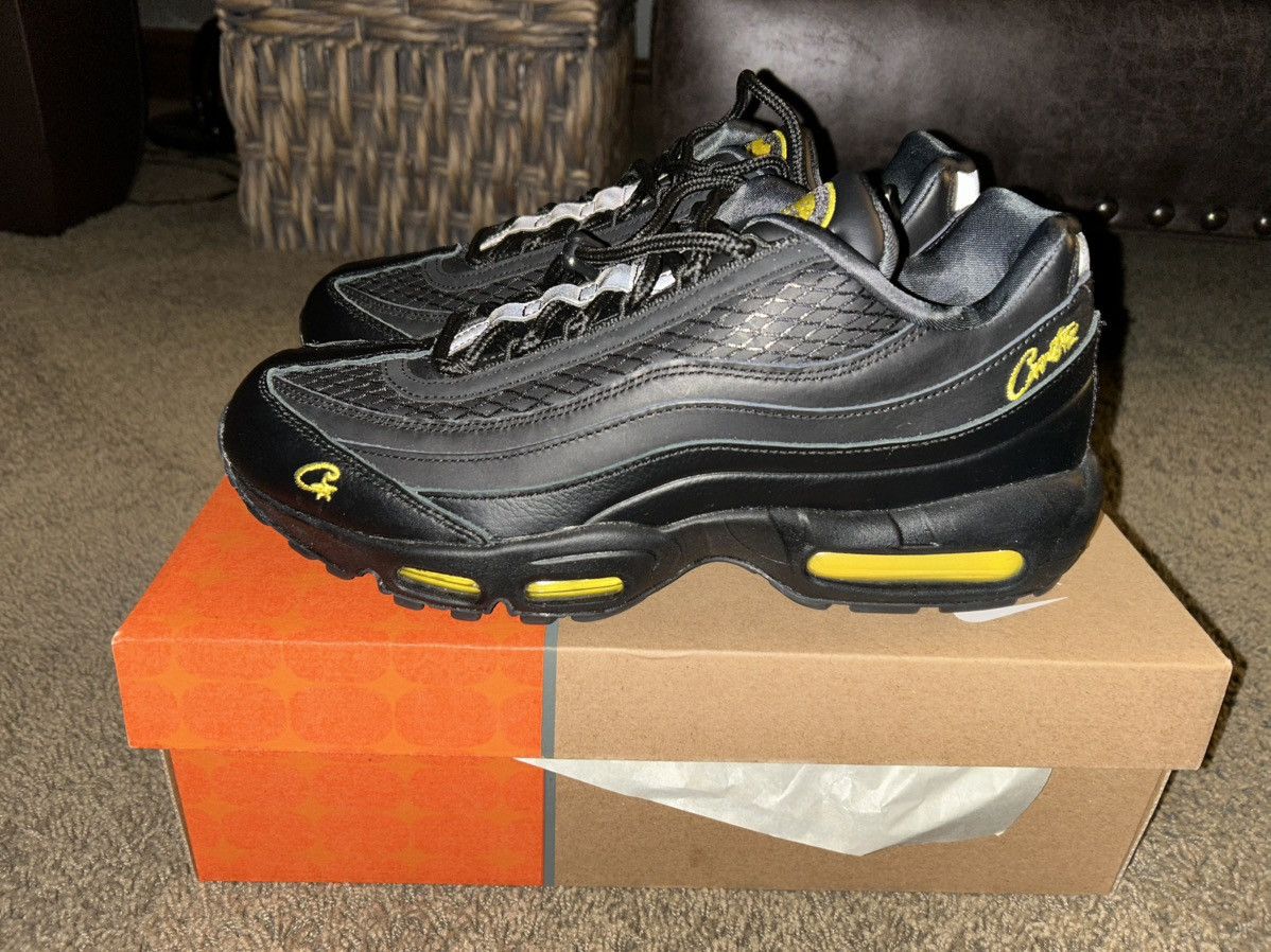 Corteiz × Nike Nike Air Max 95 Corteiz Honey Black Size US 11.5 / EU 44-45 - 3 Thumbnail