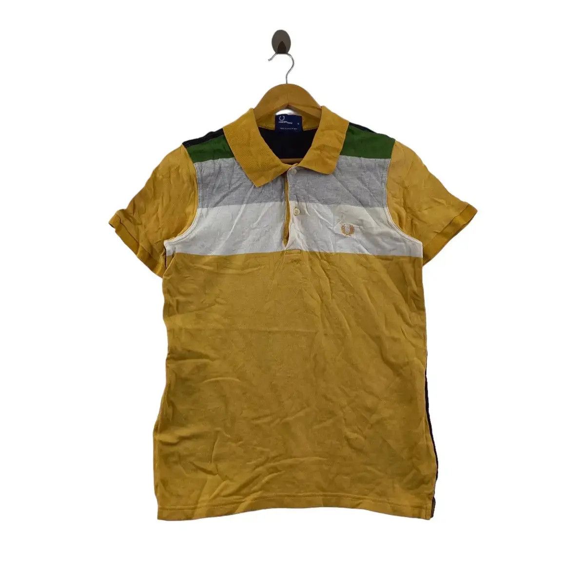 Fred Perry FRED PERRY UK Laurel Wreath Embroidered Logo Polo Tee Shirt Size S / US 4 / IT 40 - 1 Thumbnail