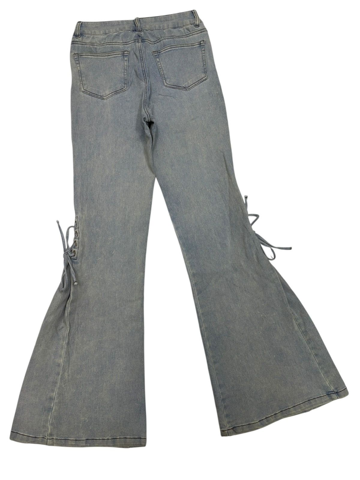 Le Grande Bleu (L.G.B.) 💥FLARE JEANS LACE UP IFSIXWASNINE LGB STYLE JEANS Size US 26 / EU 42 - 8 Thumbnail