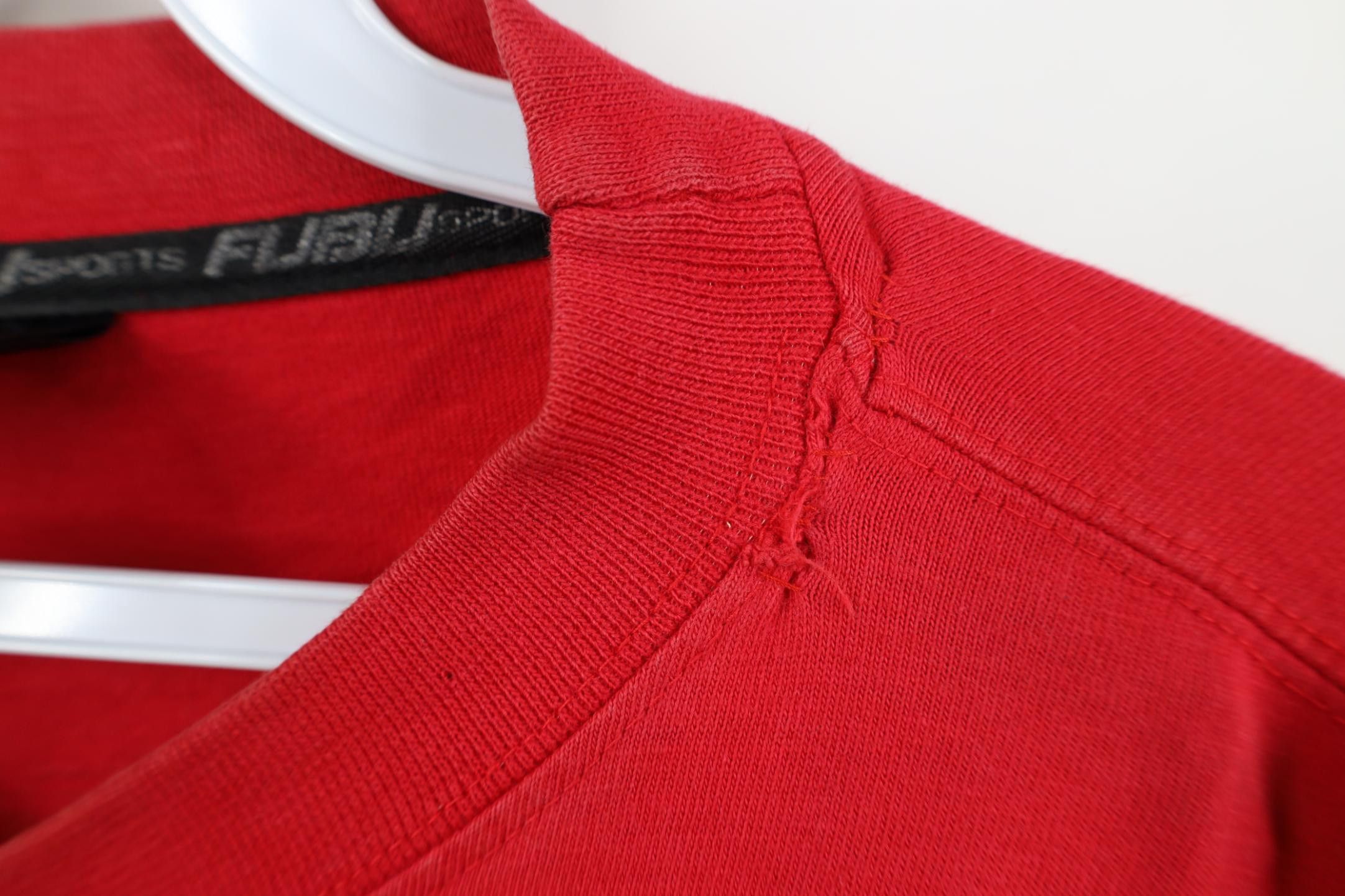 Fubu Vintage 90s Y2K FUBU Fit Long Sleeve T-Shirt Red Cotton Size US XXL / EU 58 / 5 - 15 Thumbnail