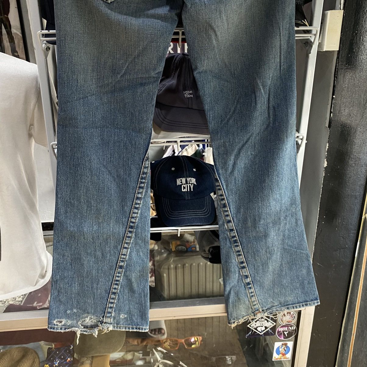 True Religion 2000s True Religion Joey Super Flared Jeans Size US 28 / EU 44 - 4 Thumbnail