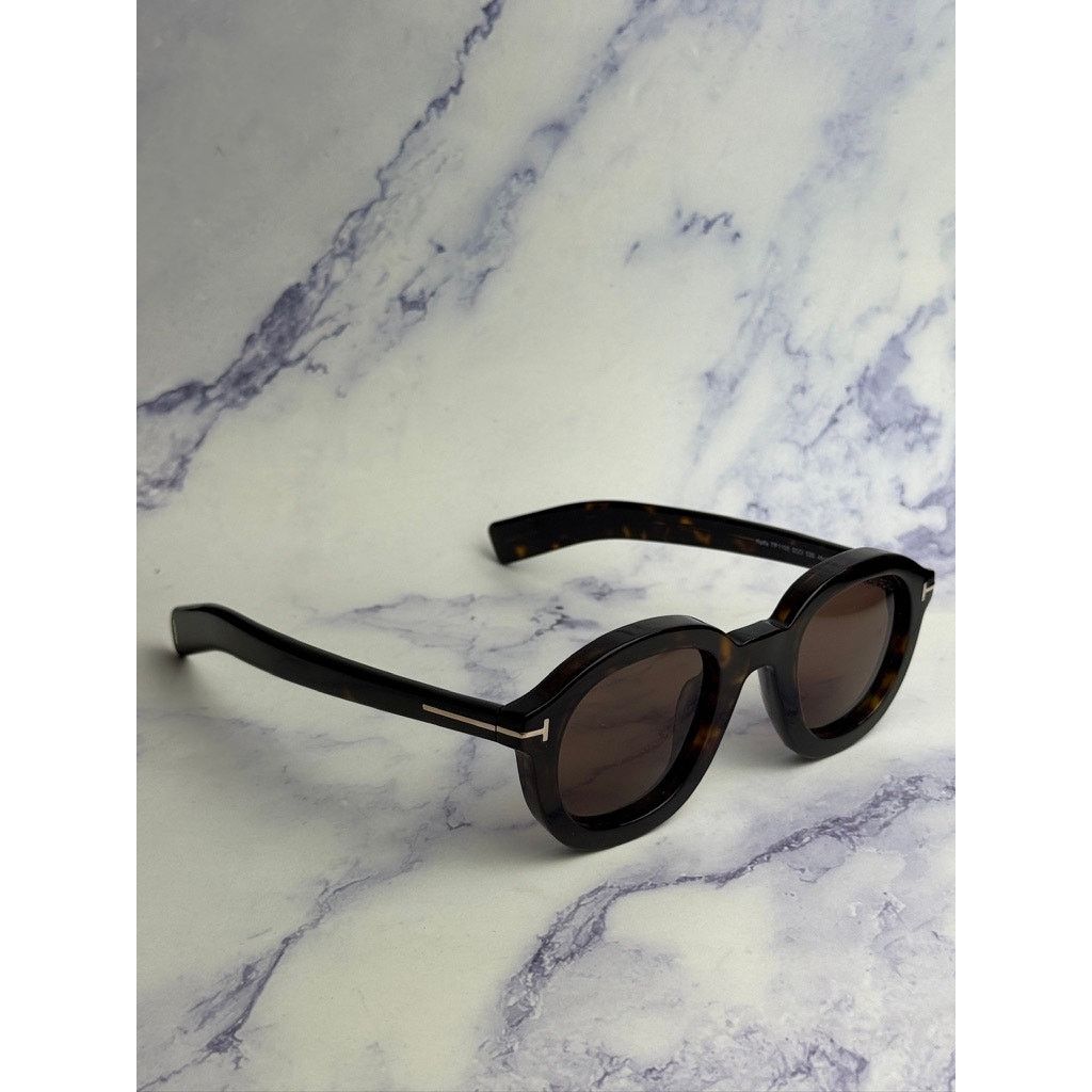 Tom Ford NEW Tom Ford FT1100 Raffa Sunglasses in Havana Brown Size ONE SIZE - 5 Thumbnail