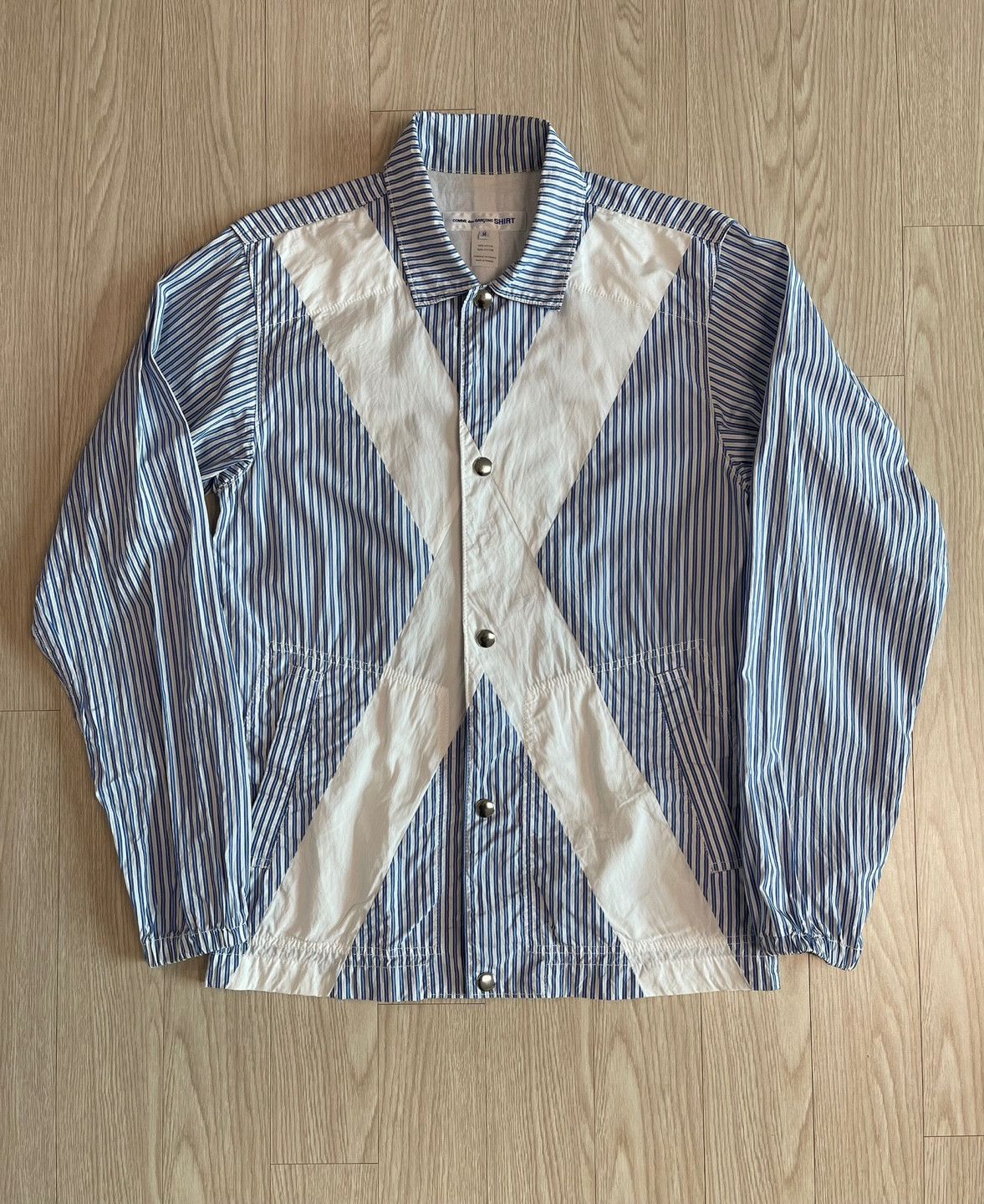 Comme des garcons shirt 19SS Stripe Shirt Coach Jacket