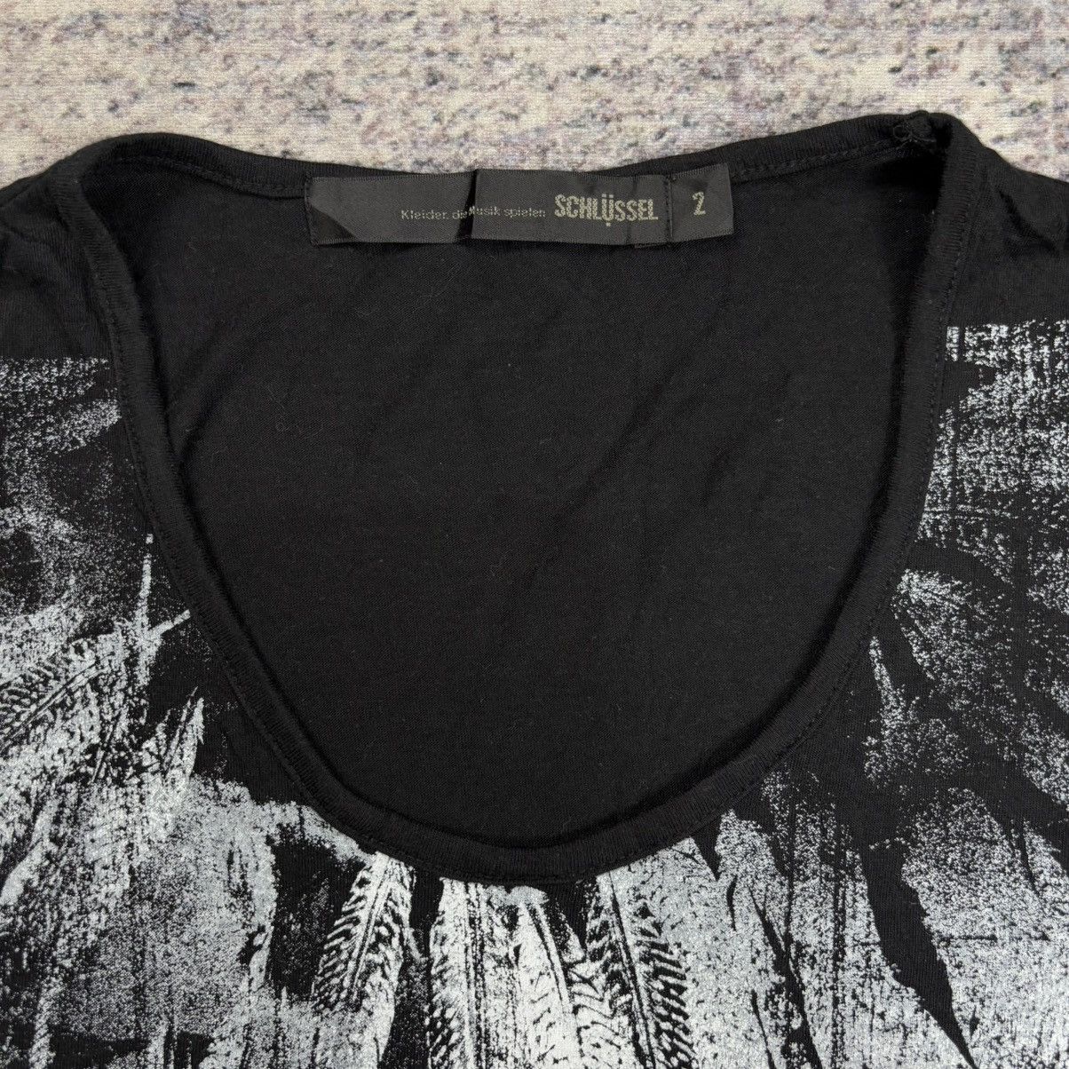 Le Grande Bleu (L.G.B.) Schlussel feather graphic long sleeve vkei style Size US M / EU 48-50 / 2 - 5 Thumbnail