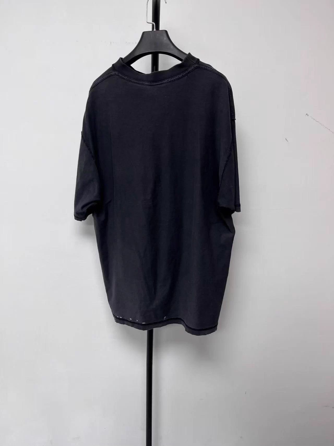 Balenciaga Balenciaga logo short sleeve regular Tee black M Size US M / EU 48-50 / 2 - 2 Thumbnail
