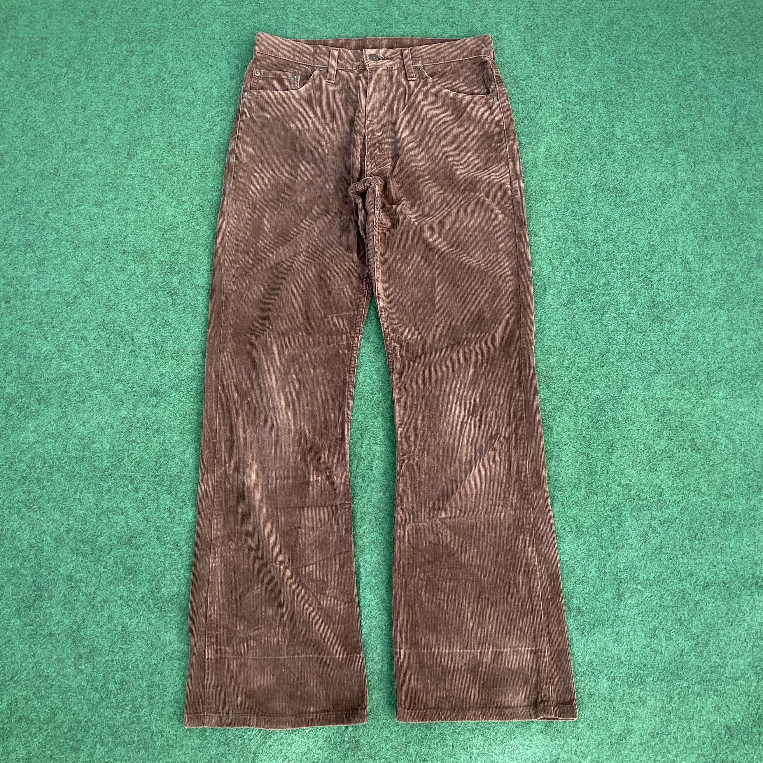 Levi's × Vintage Levis 517 Denim Flared Brown Corduroy Bootcut Jeans Size US 30 / EU 46 - 1 Thumbnail