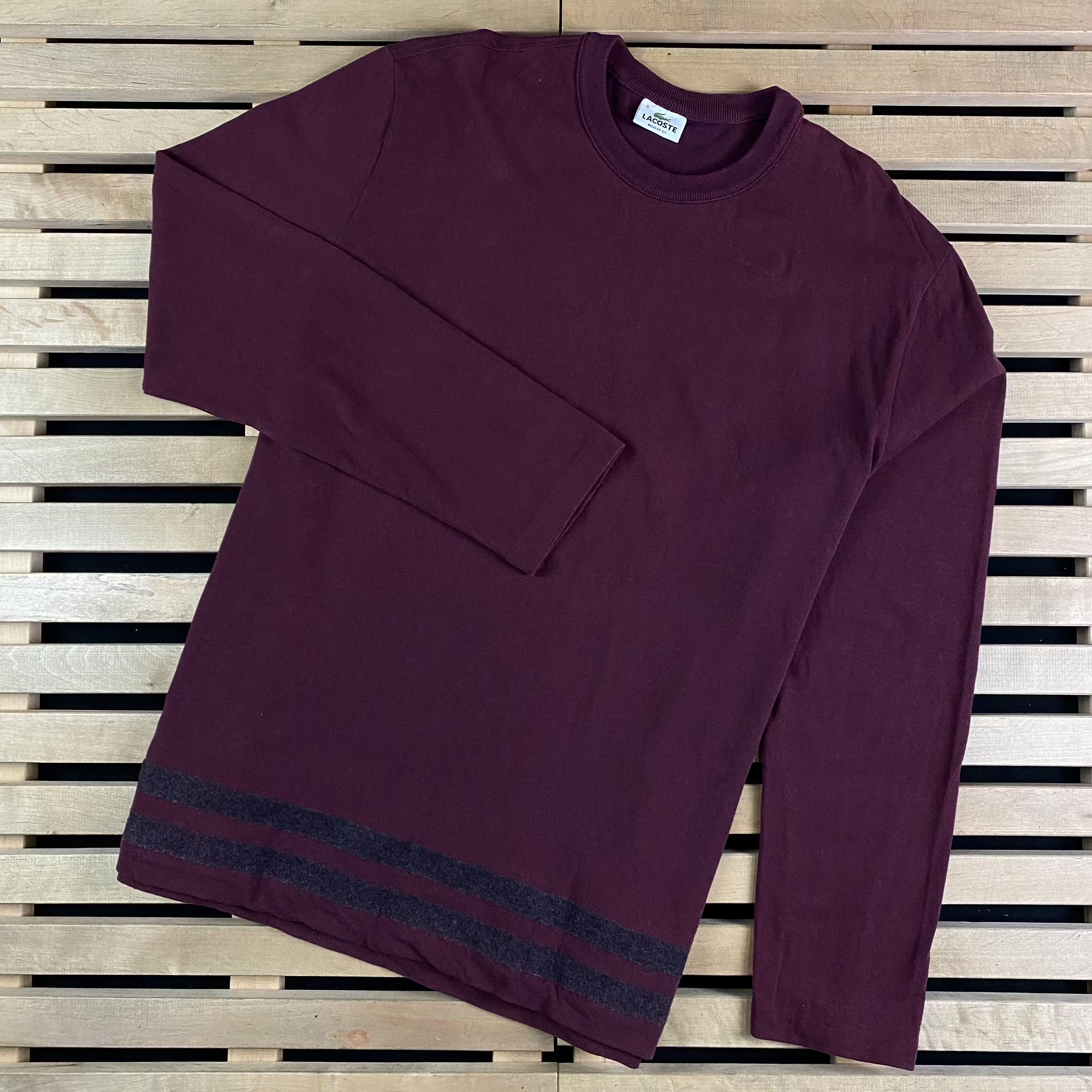 Lacoste × Vintage Mens T Shirt Long Sleeve Lacoste Vintage Size XXL/2XL Size US XXL / EU 58 / 5 - 1 Thumbnail