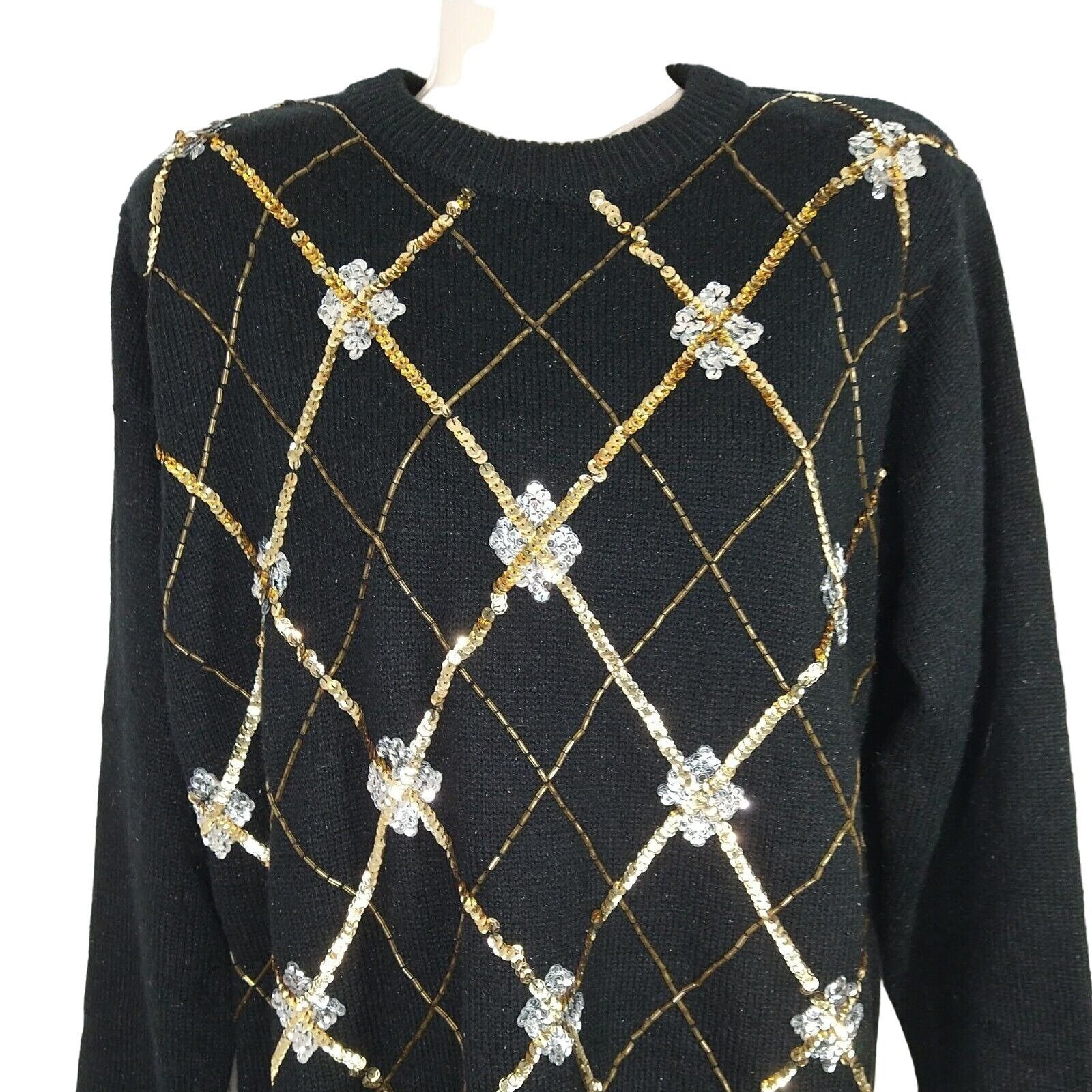Other Vintage 80s 90s Alfred Dunner Tunic Sweater Women Size M Size M / US 6-8 / IT 42-44 - 2 Thumbnail