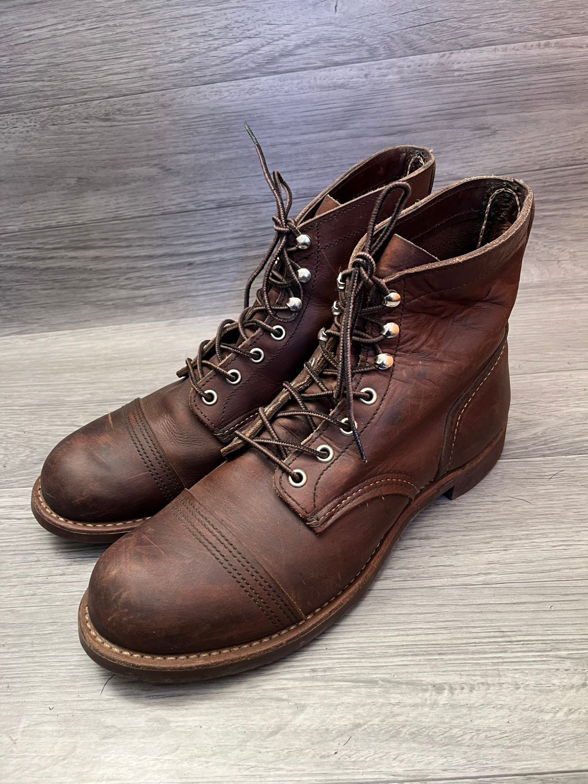 Red Wing Red Wing Brown Iron Ranger Boots Sz 43 Size US 9.5 / EU 42-43 - 1 Thumbnail