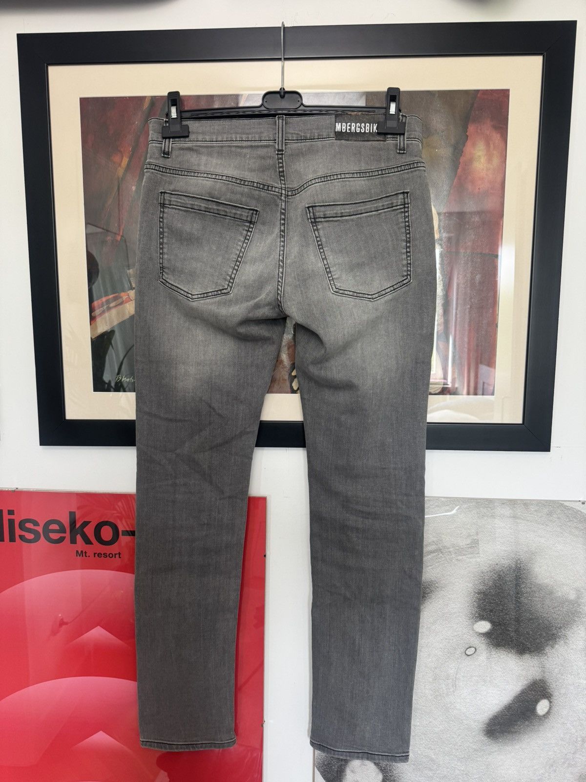 Dirk Bikkembergs Dirk Bikkembergs Slim Fit Denim Pant Grey Jeans Designer Y2k Size US 31 - 2 Thumbnail