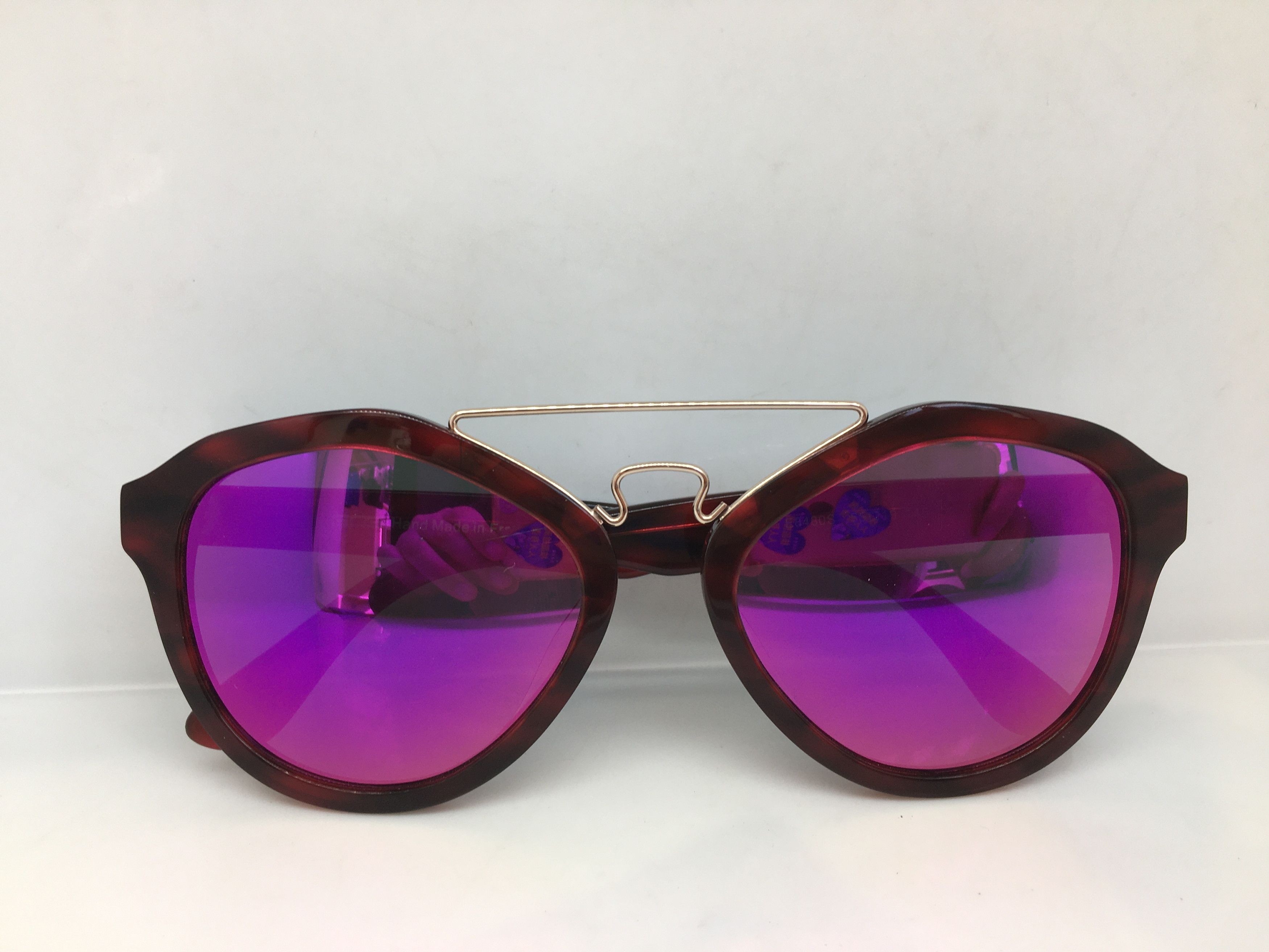 EOS Handmade Acetate Red HOLLYWOOD Sunglasses Frame