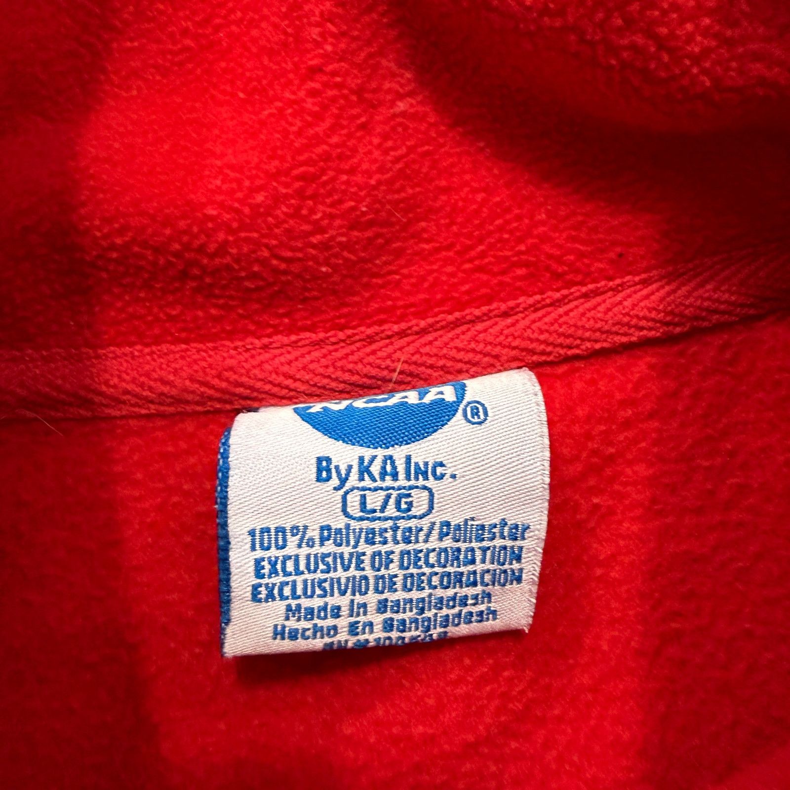 Vintage Vintage Nebraska Cornhuskers 1/4 Zip Fleece Pullover Large Size US L / EU 52-54 / 3 - 4 Thumbnail