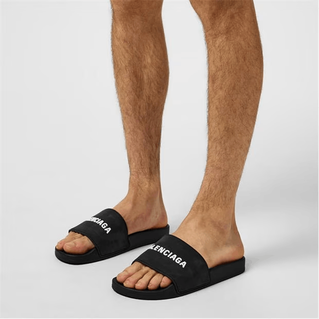 Balenciaga Logo Sliders Size US 7 / EU 40 - 2 Thumbnail