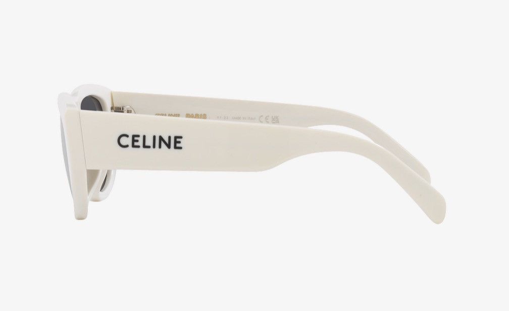 Celine Authentic Celine White Sunglasses & Case with strap 💖 Size ONE SIZE - 3 Thumbnail