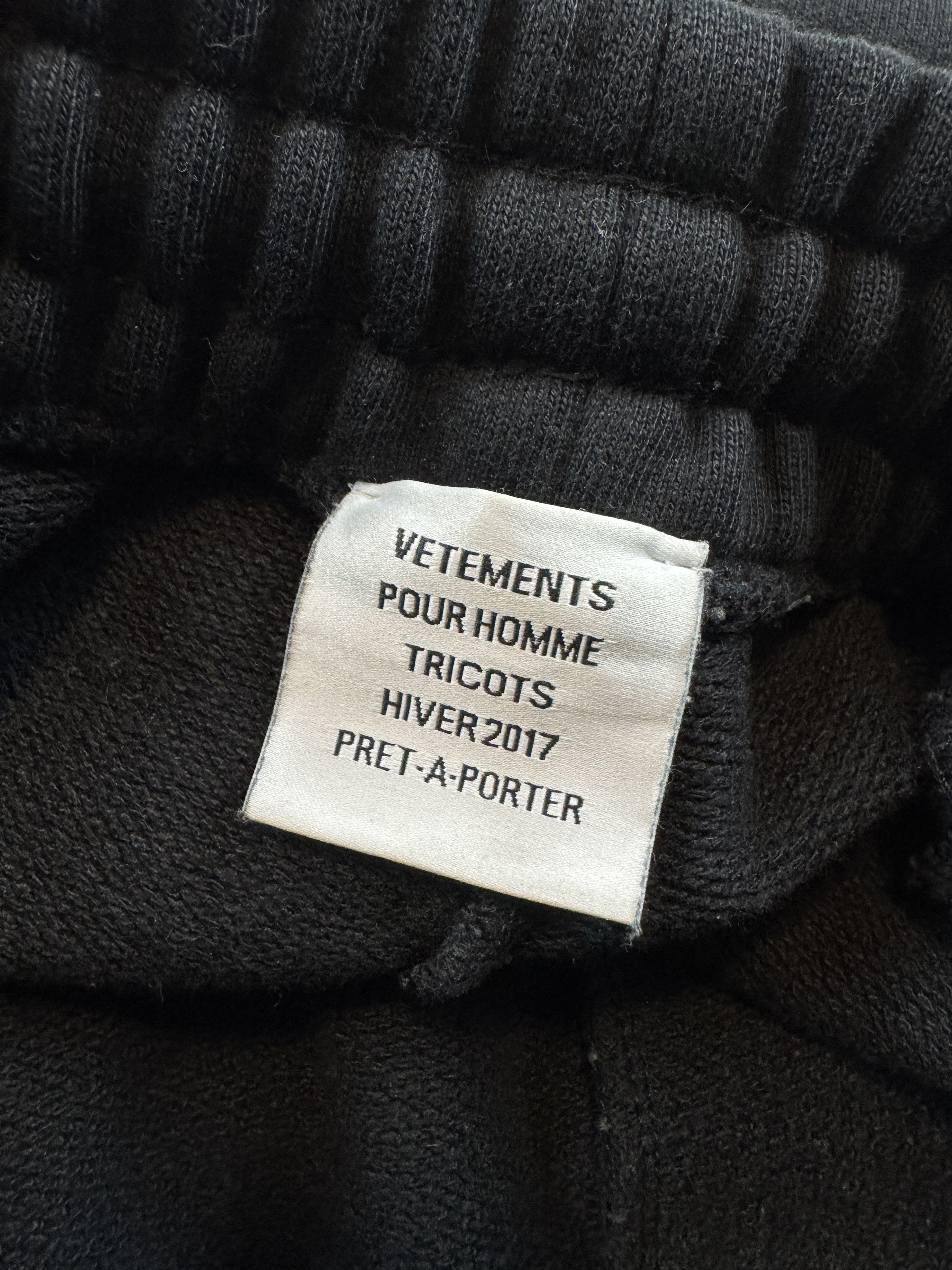 Vetements Vetements 2017 Logo-Stitch Sweatpants Size US 32 / EU 48 - 6 Thumbnail