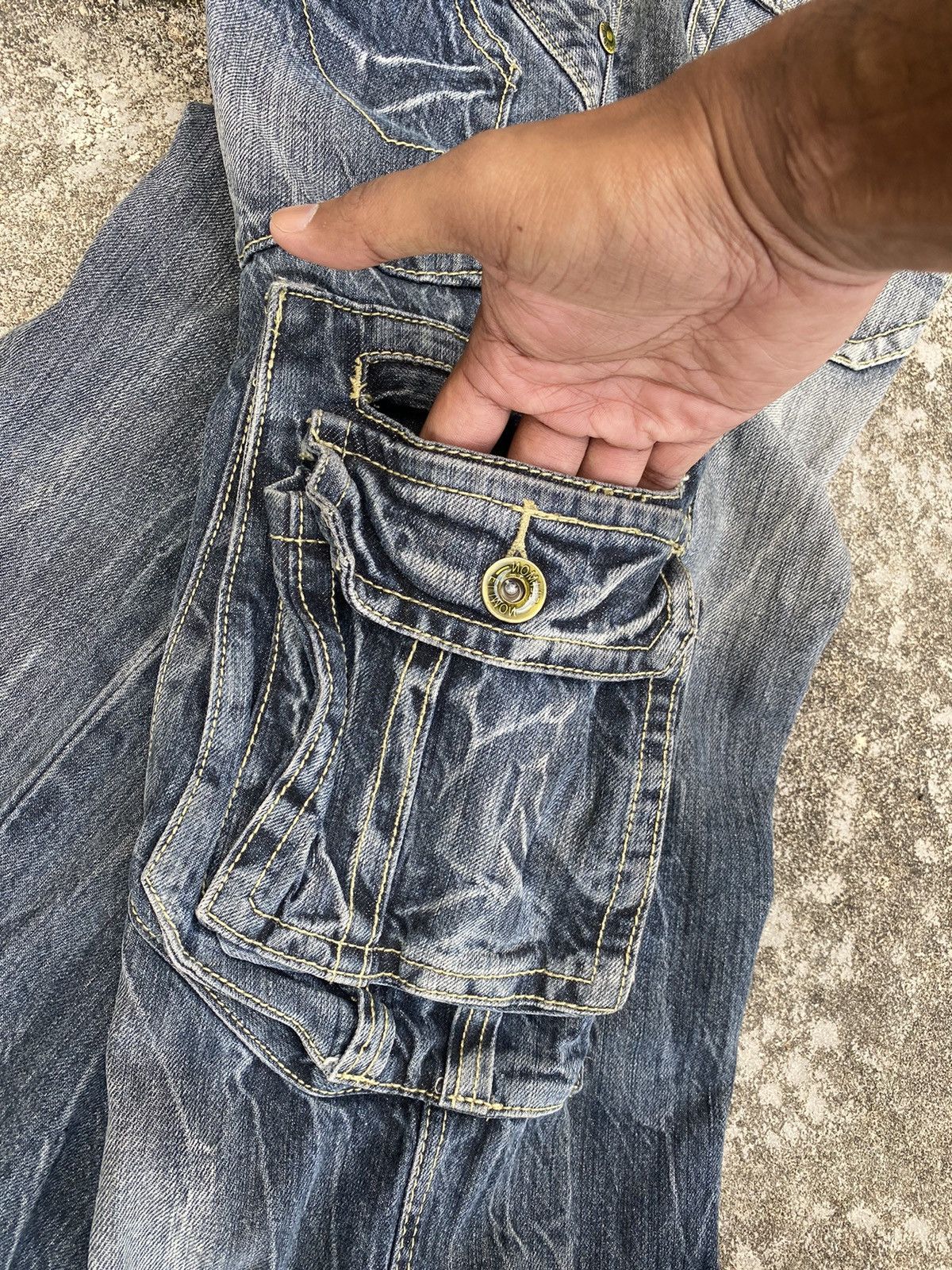 If Six Was Nine ❗️❗️SUPER SICK ELIMON JEANS DENIM PANTS Size US 32 / EU 48 - 10 Thumbnail