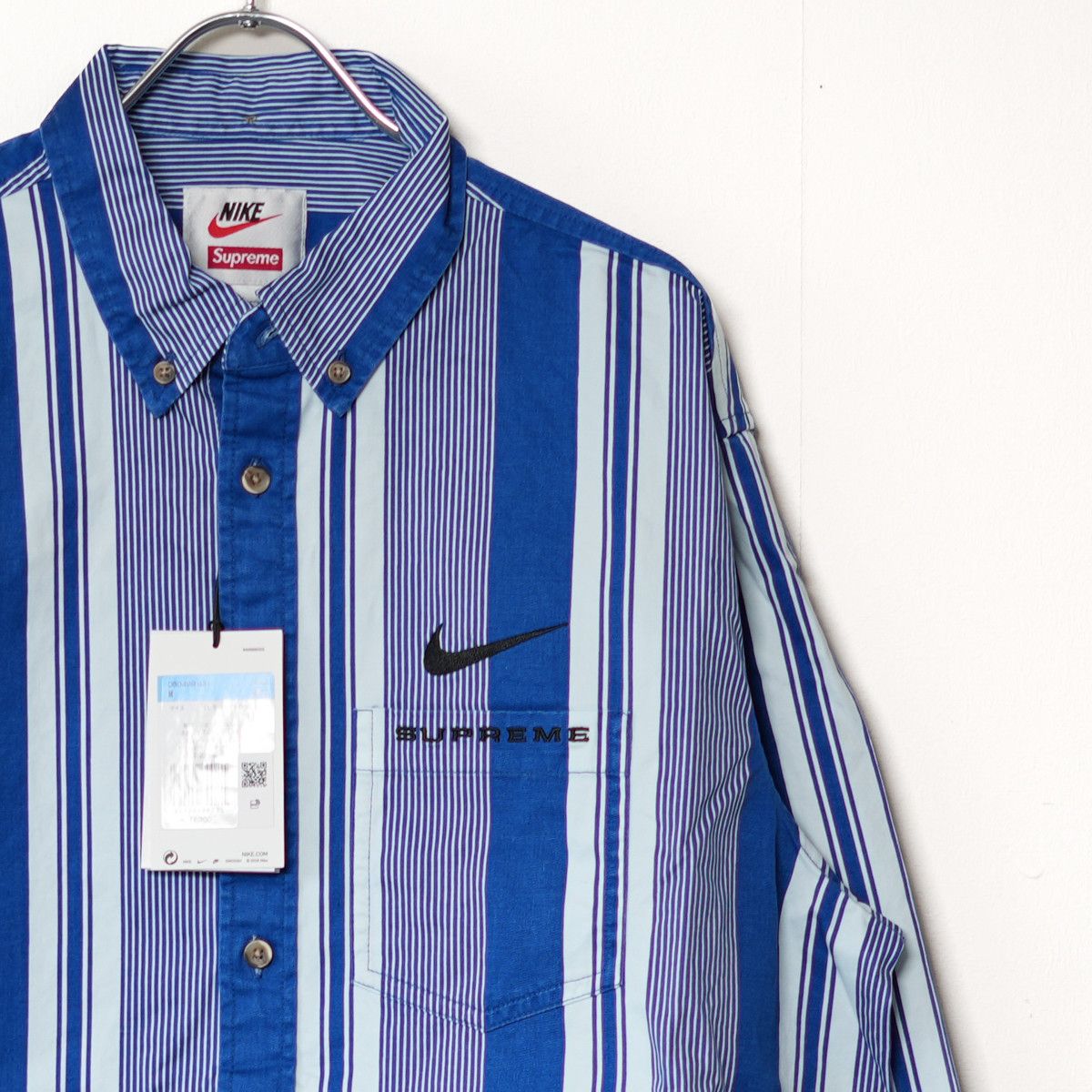 Supreme SUPREME × NIKE COTTON TWILL SHIRT Size US M / EU 48-50 / 2 - 3 Thumbnail