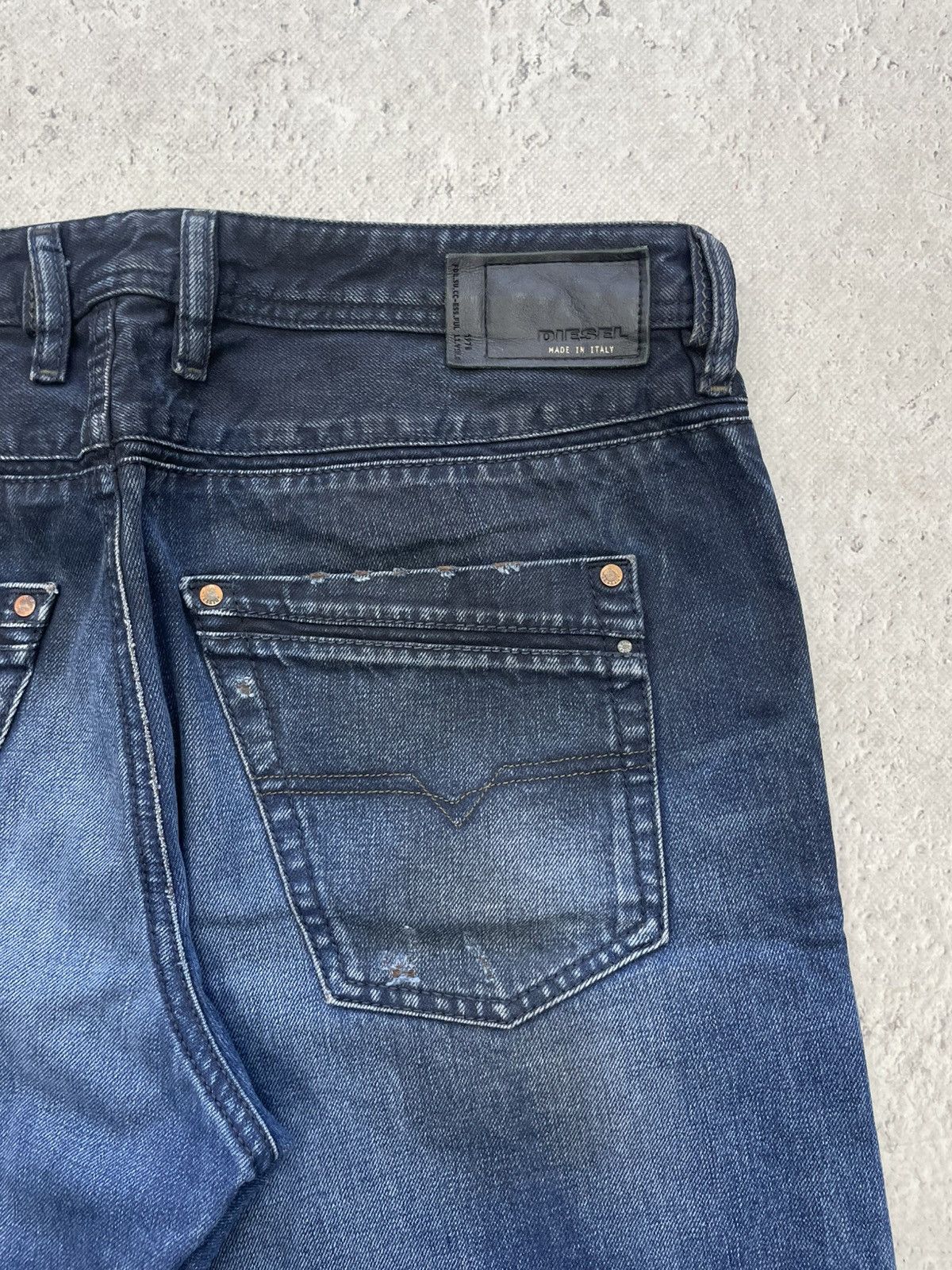 Diesel Diesel washed Distressed y2k jeans pants hype Size US 34 / EU 50 - 15 Thumbnail