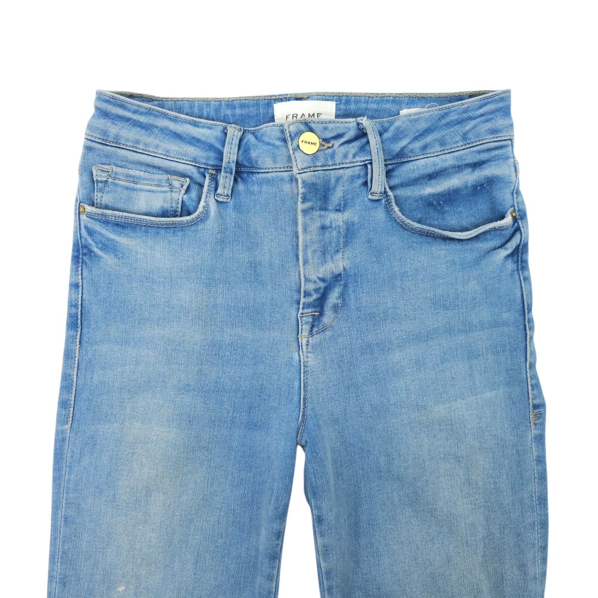 Frame Frame Le One Crop Mini Boot Jeans Womens Size 1 Boot Cut Size 26" / US 2 / IT 38 - 9 Thumbnail