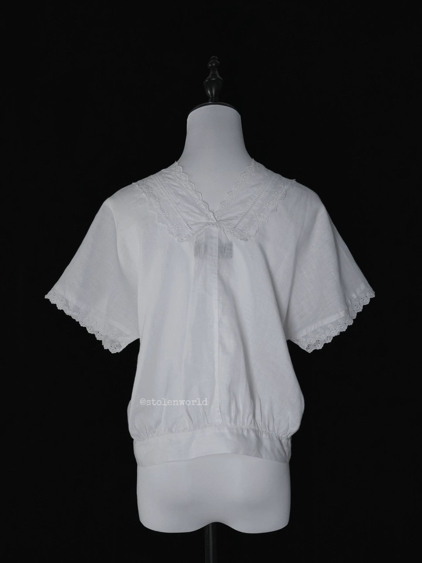 Comme des Garcons tricot comme des garçons 2011ss linen lace blouse Size S / US 4 / IT 40 - 8 Thumbnail