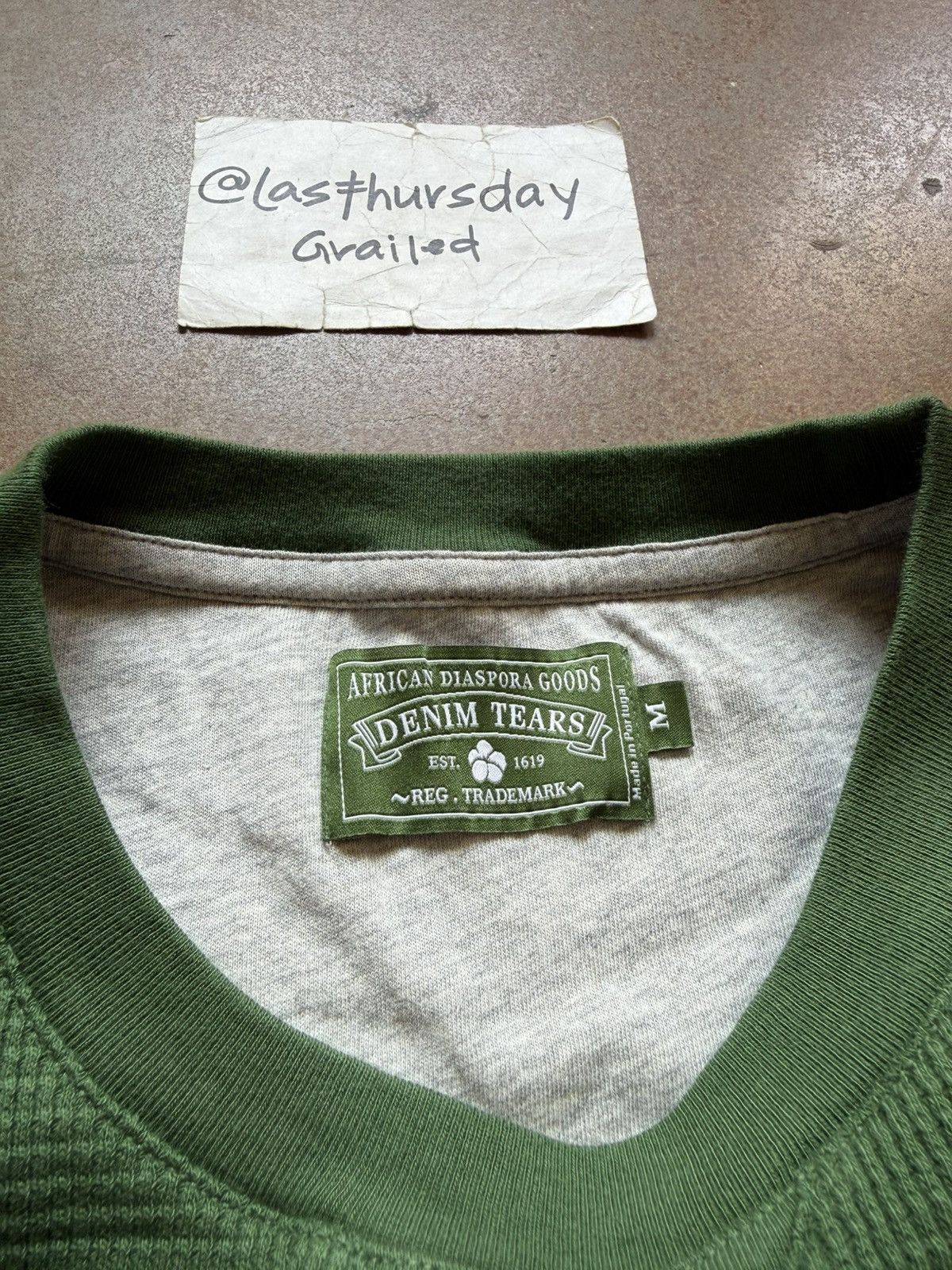 DENIM TEARS Denim Tears ADG Inc. Thermal Green Medium Size US M / EU 48-50 / 2 - 6 Thumbnail