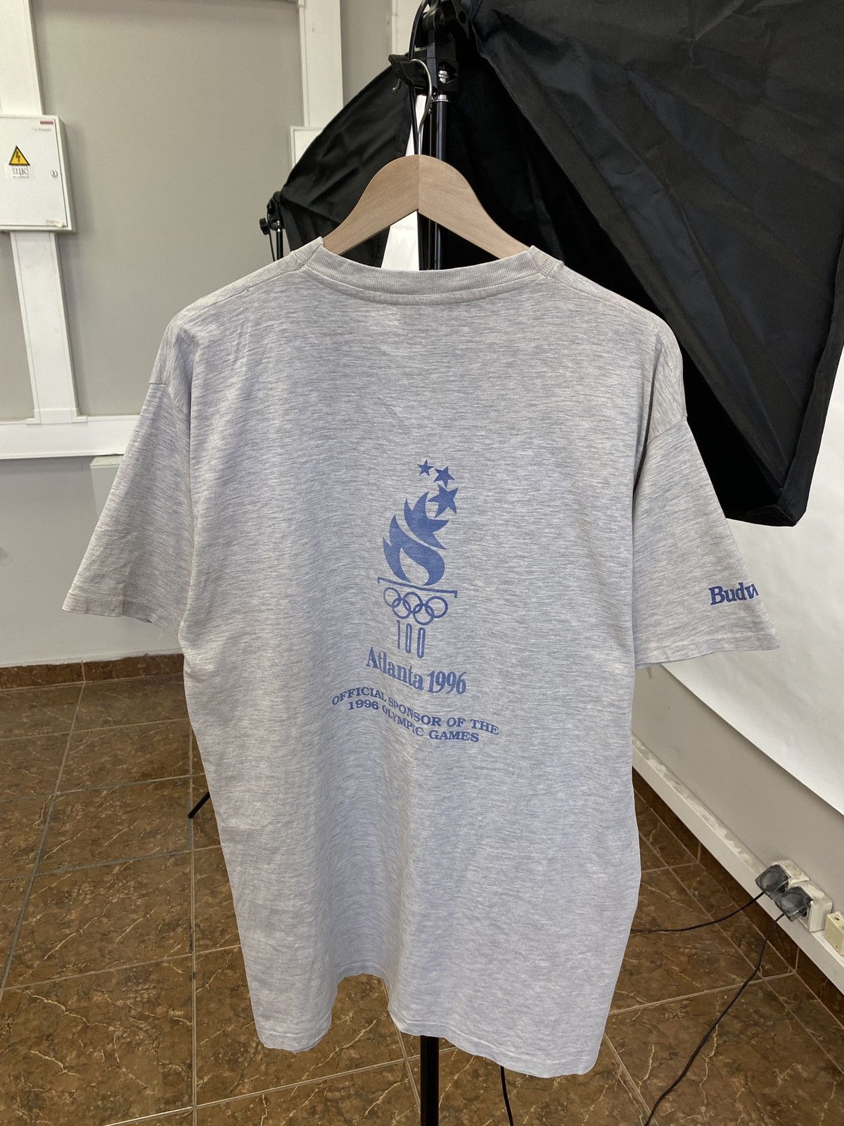 Budweiser 🇺🇸 Vintage 1996 Budweiser Atlanta Olympic Games Rare Retro Size US XL / EU 56 / 4 - 1 Thumbnail