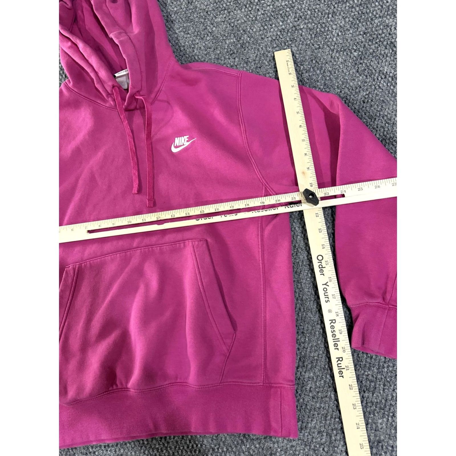 Nike Nike Hoodie Mens S Pink Pullover Fleece Sweatshirt Kangaroo Pocket Swoosh Size US S / EU 44-46 / 1 - 6 Thumbnail