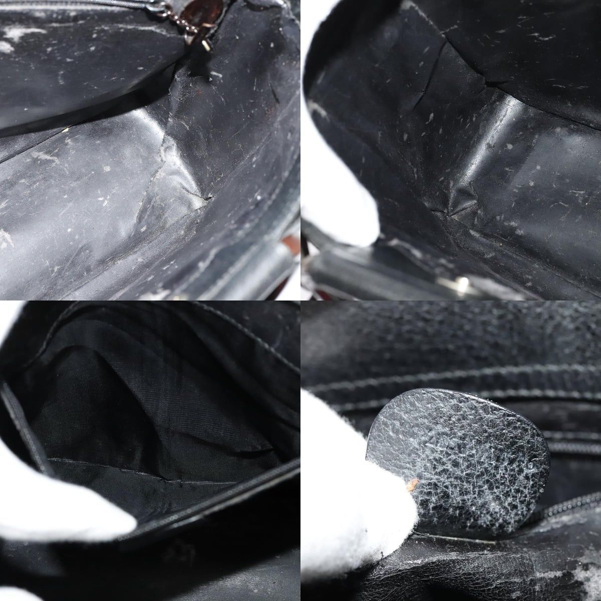 Gucci GUCCI Handbag Leather Black 000 2058 0307 6 Size ONE SIZE - 12 Thumbnail