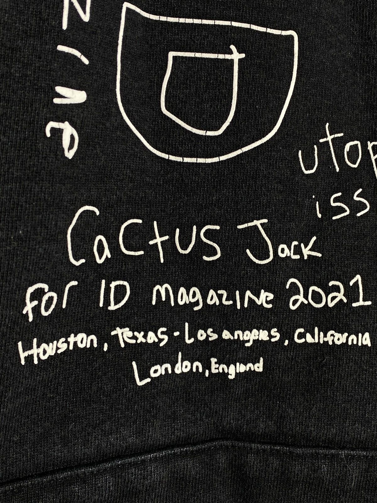 Travis Scott Travis Scott Cactus Jack Utopia Issue for ID Magazine Hoodie Size US L / EU 52-54 / 3 - 4 Thumbnail