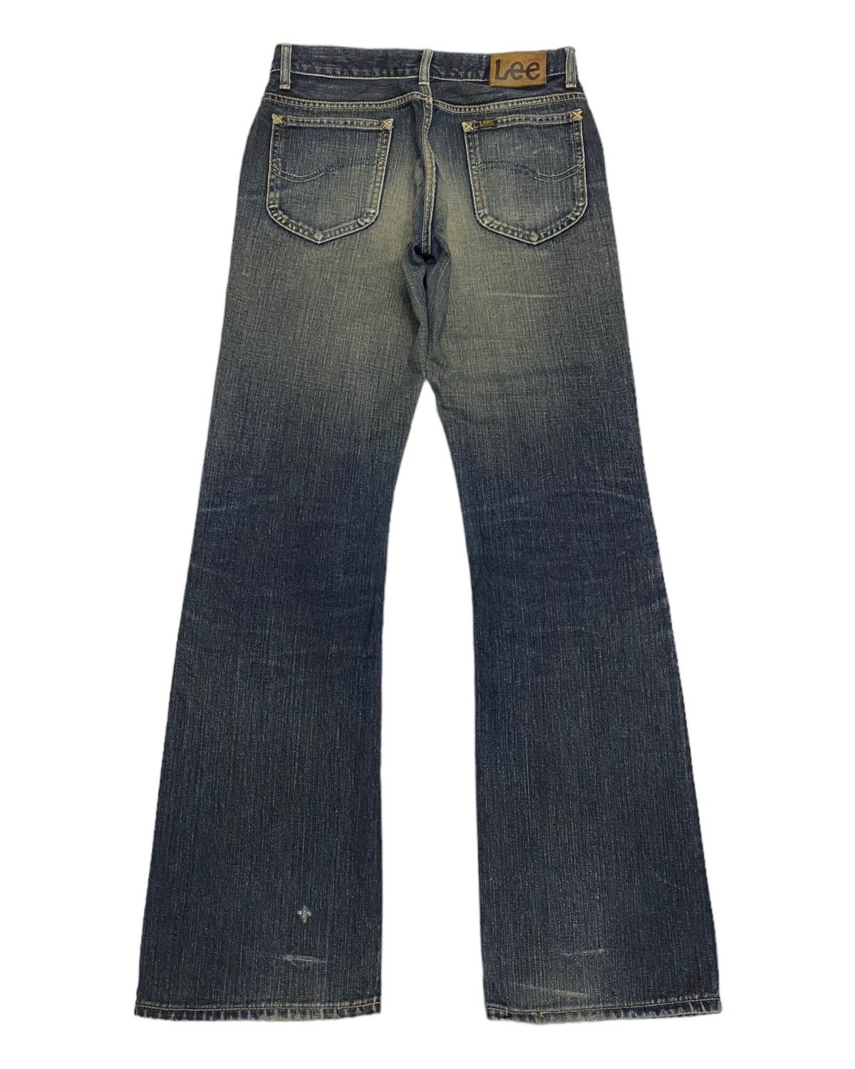 If Six Was Nine FLARE JEANS🔥VTG LEE RIDERS RUSTY DISTRESSED DENIM BOOTCUT Size US 29 - 2 Thumbnail