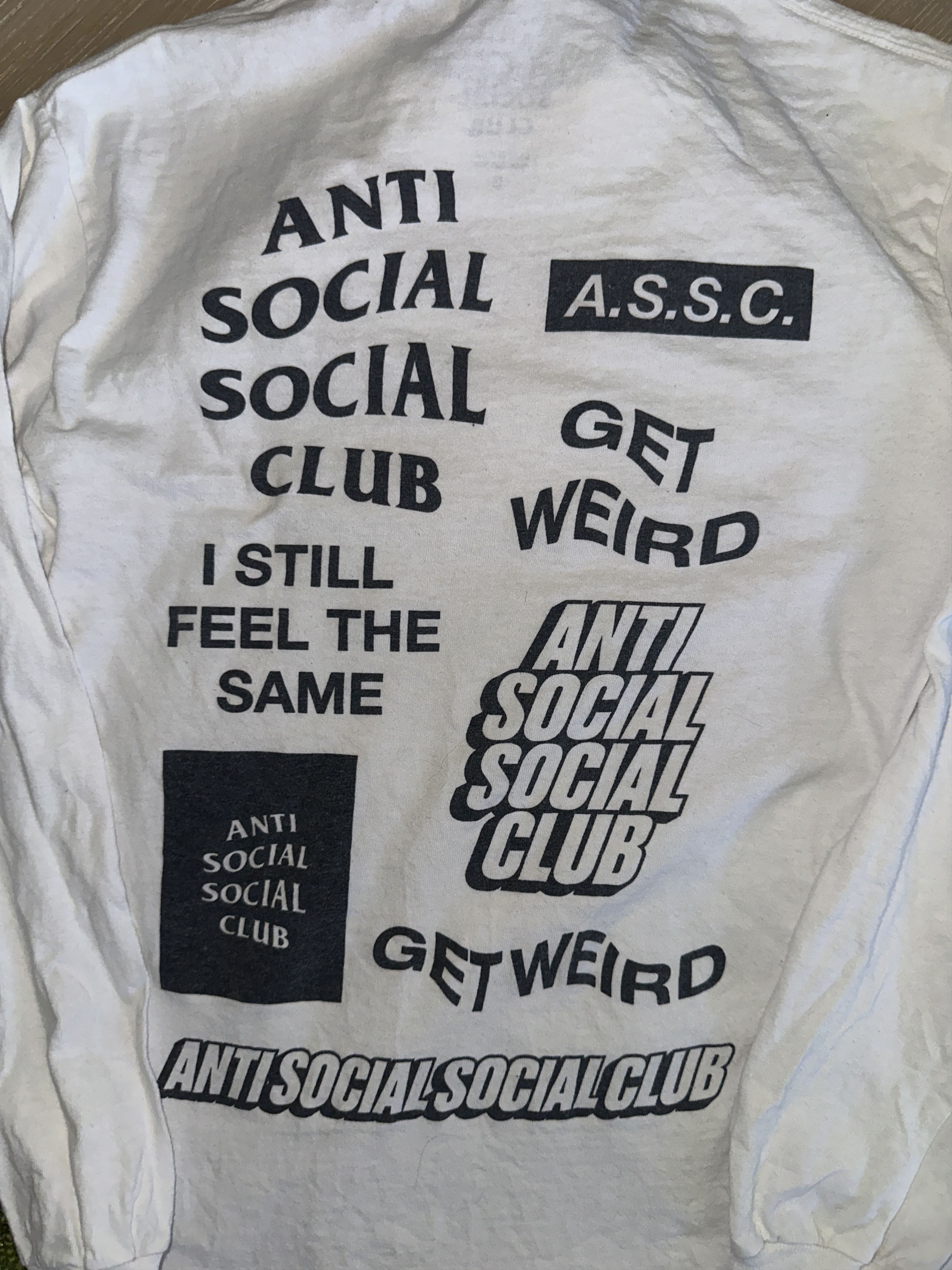 Anti Social Social Club Antisocial White tee Size US S / EU 44-46 / 1 - 8 Thumbnail