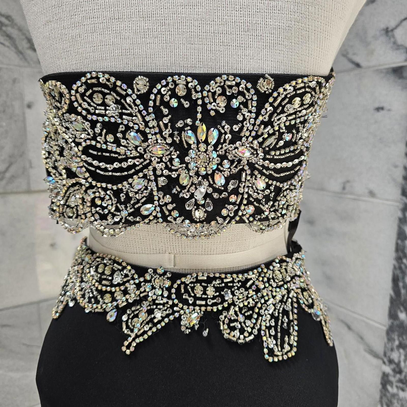 Other Women's Black and Silver 2 Piece Formal Dress Size S / US 4 / IT 40 - 5 Thumbnail