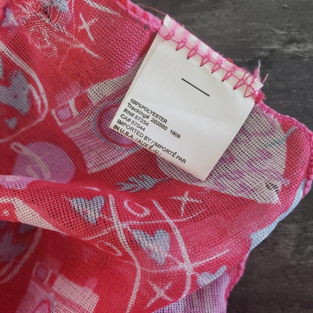Designer Pink Hugs+Kisses Xoxo Infinity Scarf Size ONE SIZE - 4 Thumbnail