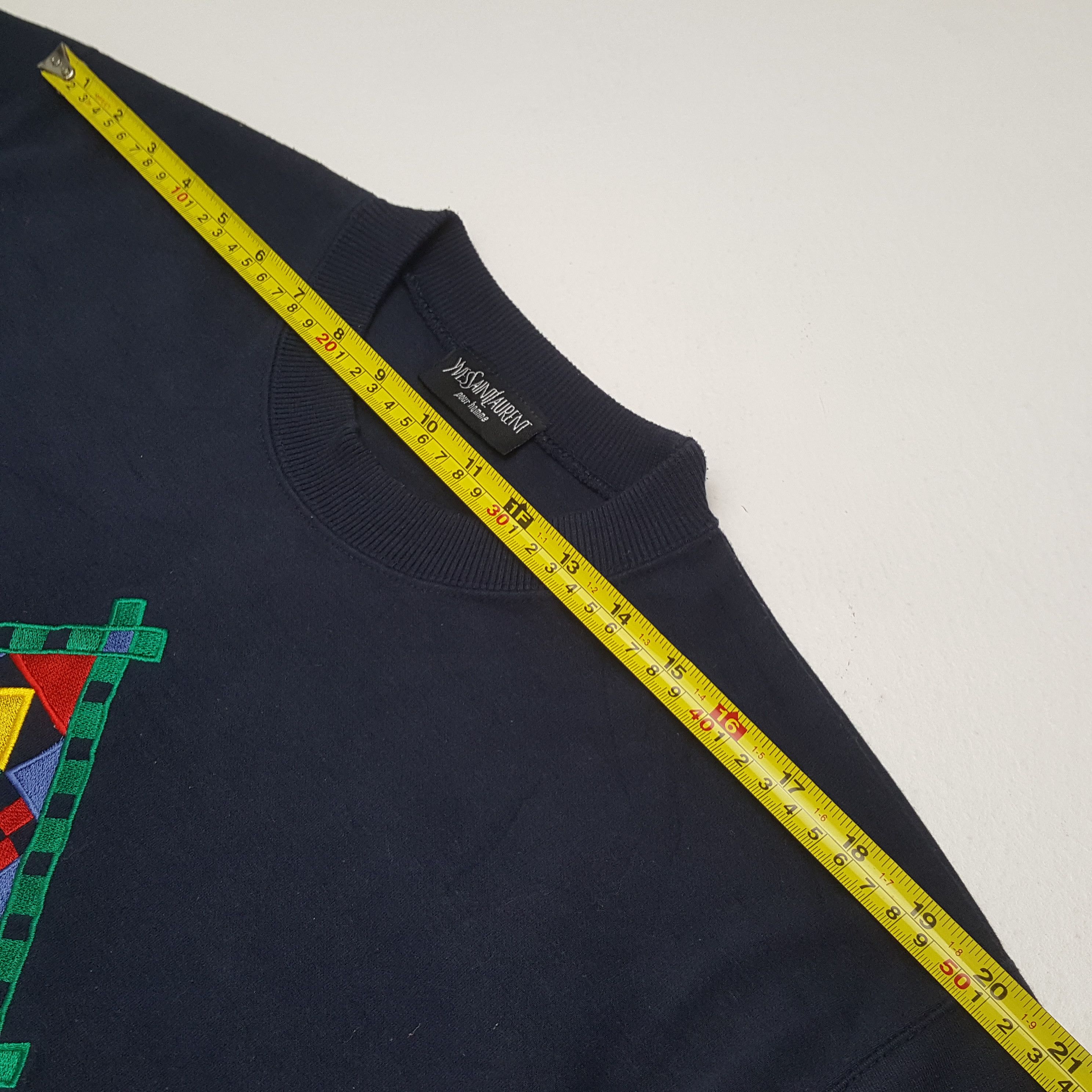 Yves Saint Laurent Vintage Yves Saint Laurent Italian Fashion Sweatshirt C316N4 Size US L / EU 52-54 / 3 - 5 Thumbnail