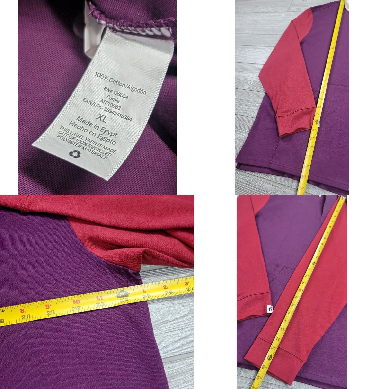 Bonobos Bonobos Rugby Polo Shirt Mens XL Colorblock Long Sleeve Pouch Pocket Fielder Size US XL / EU 56 / 4 - 8 Thumbnail