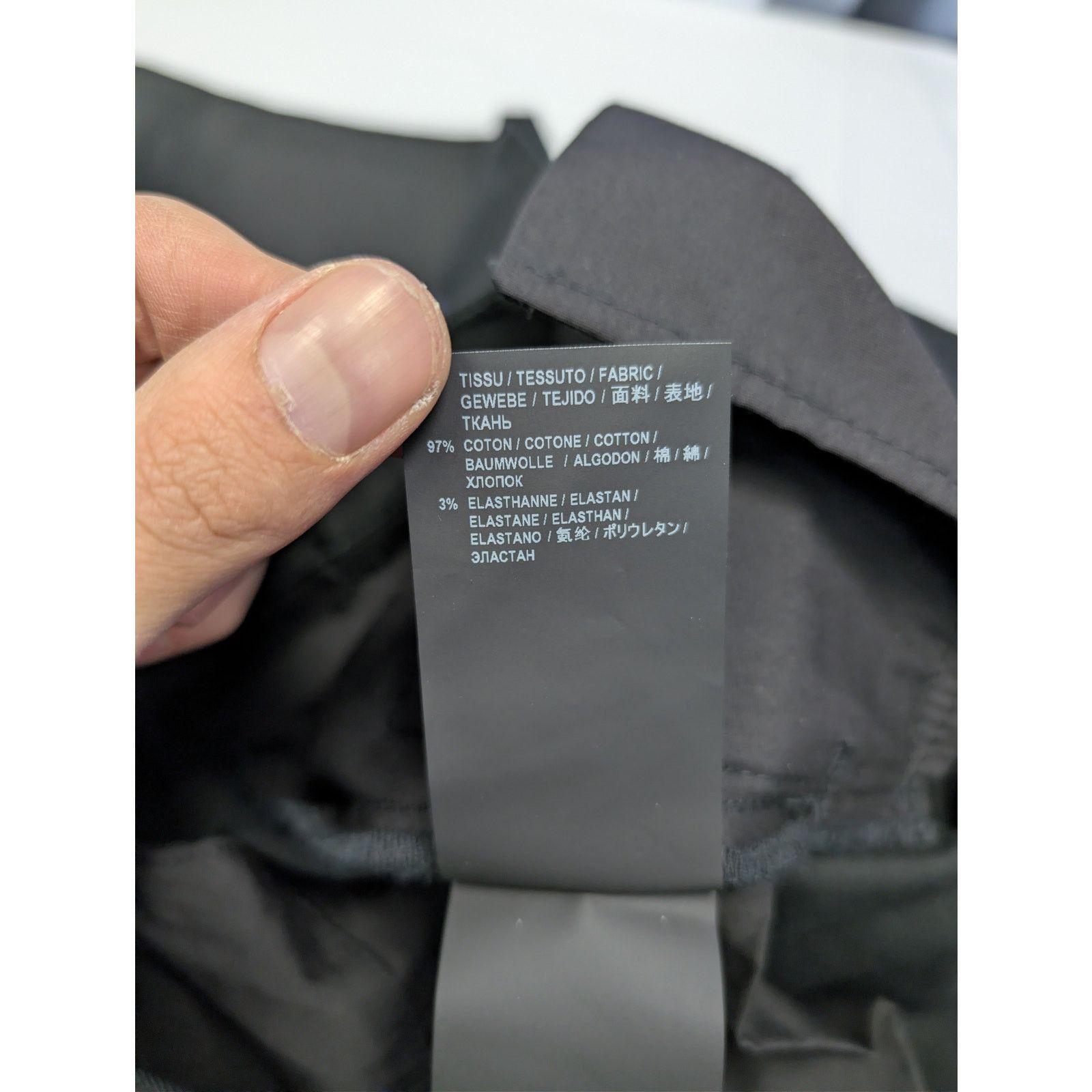 Saint Laurent Paris o1rshd1 Chinos Jeans in Black Raw Size US 29 - 19 Thumbnail