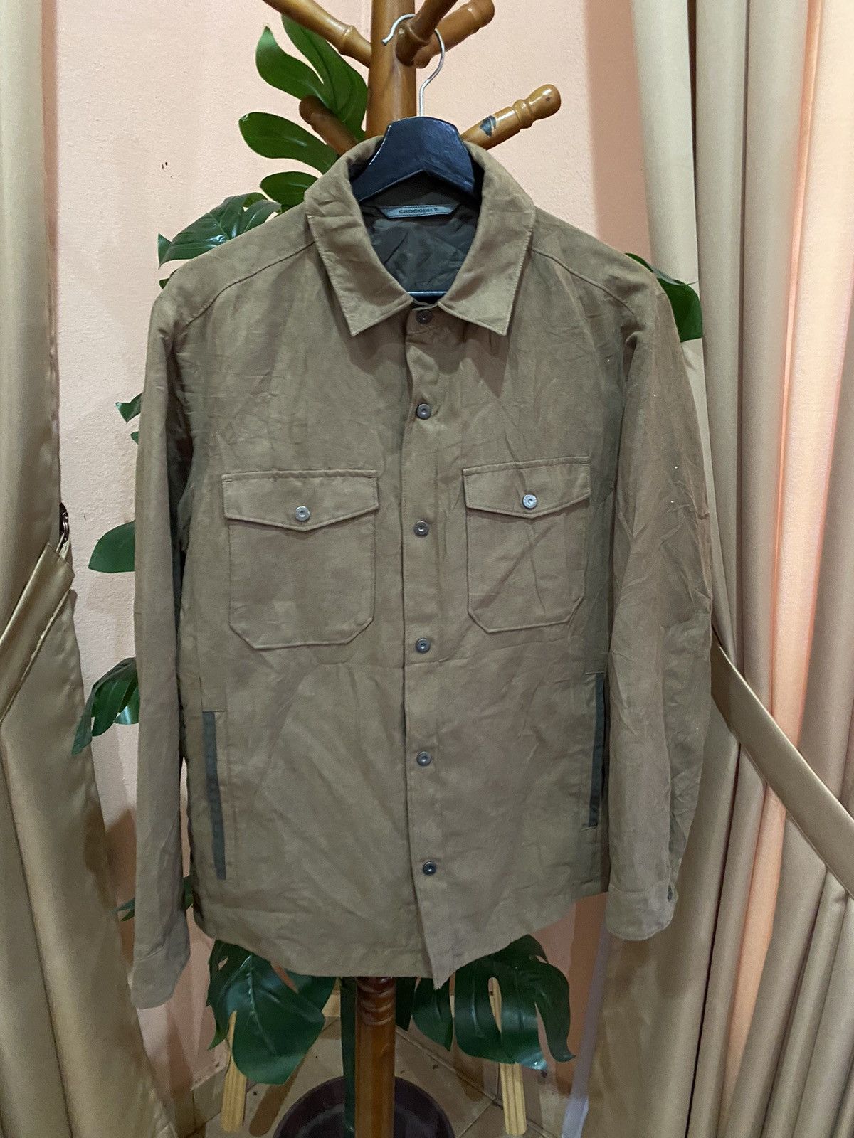 Other VINTAGE CROCODILLE SUEDE WORKER SHIRT Size US M / EU 48-50 / 2 - 5 Thumbnail