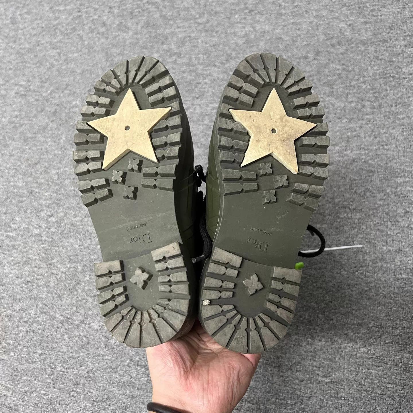 Dior Dior bee heel military green boots EUR36 99new Size US 5.5 / IT 35.5 - 6 Thumbnail