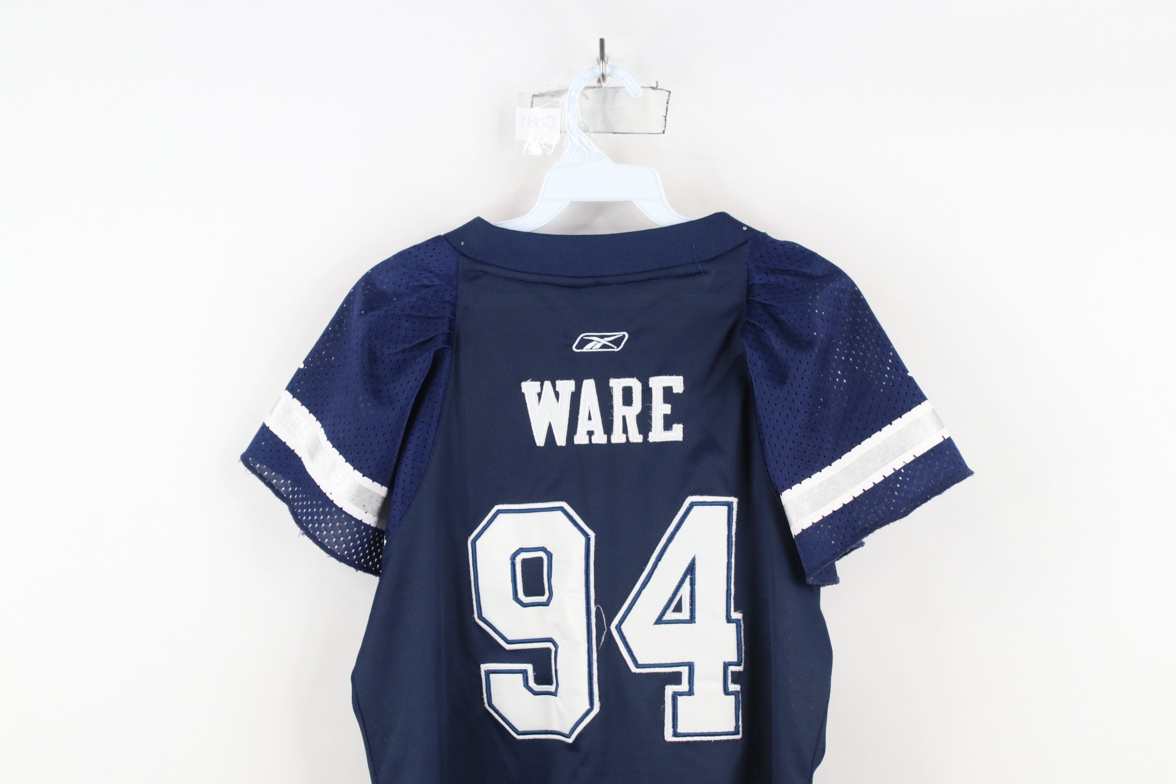 Reebok × Vintage Vintage Reebok Ware Dallas Cowboys Football Jersey Blue Size L / US 10 / IT 46 - 16 Thumbnail